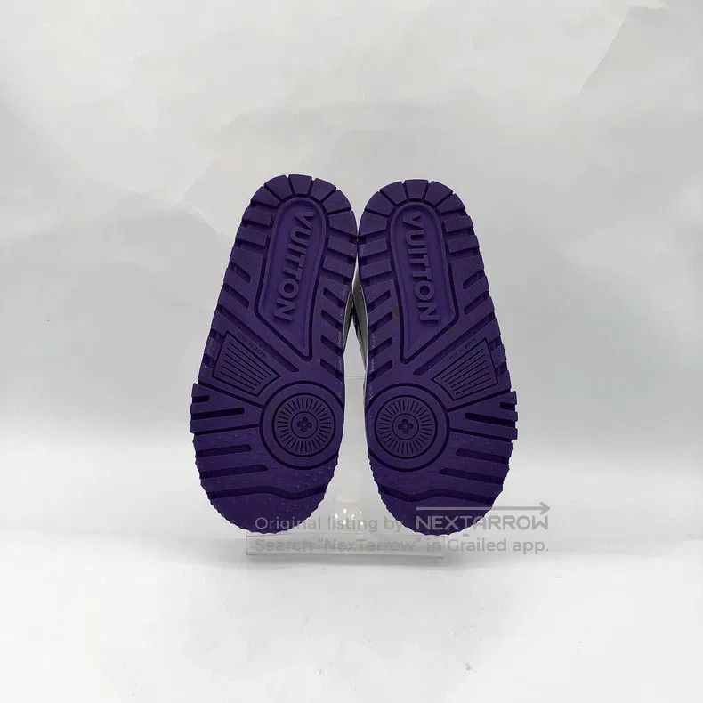 Louis Vuitton Louis Vuitton Trainer Maxi Small Fat Ding White Logo Lace- Size US 7.5 / IT 37.5 - 5 Thumbnail