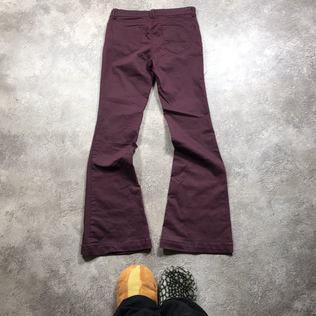 Vintage Vintage Y2K Baggy Distressed Flared Pants Grunge Skate 28 Size 28" / US 6 / IT 42 - 4 Thumbnail