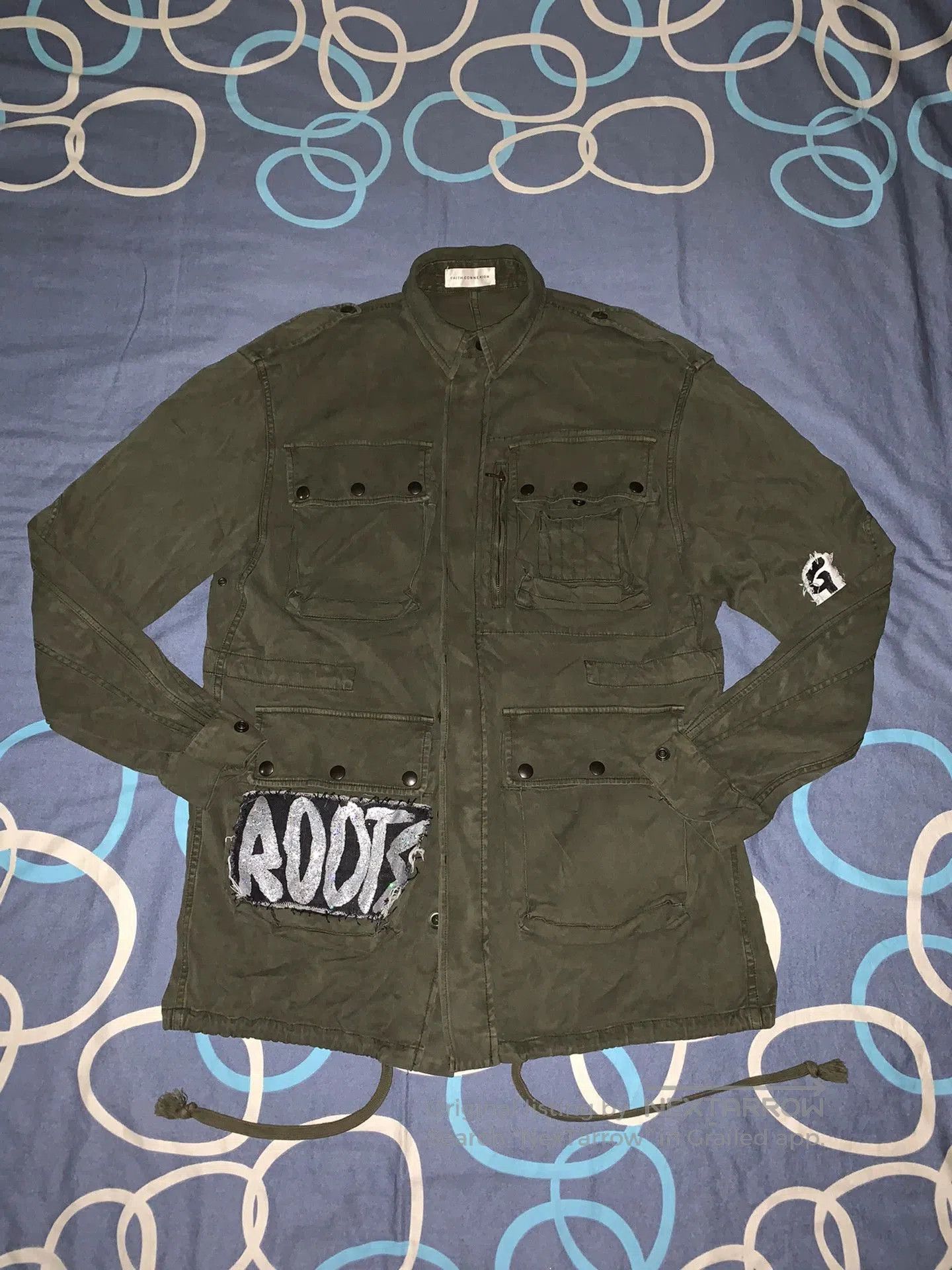 Faith Connexion colorful crown graffiti oversized jacket. Size US S / EU 44-46 / 1 - 1 Thumbnail