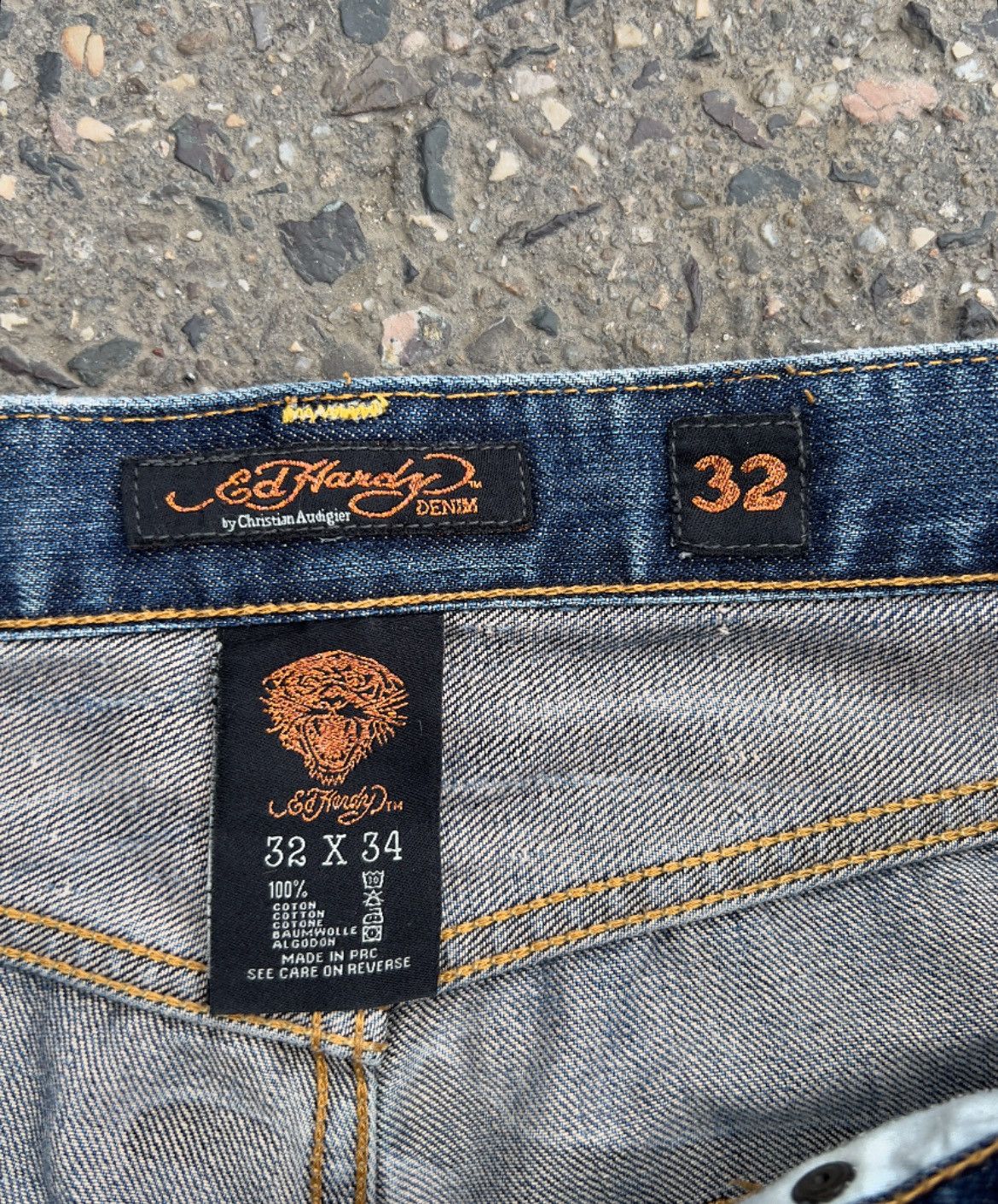 Christian Audigier × Ed Hardy × True Religion y2k's ed hardy final boss Size US 32 / EU 48 - 5 Thumbnail
