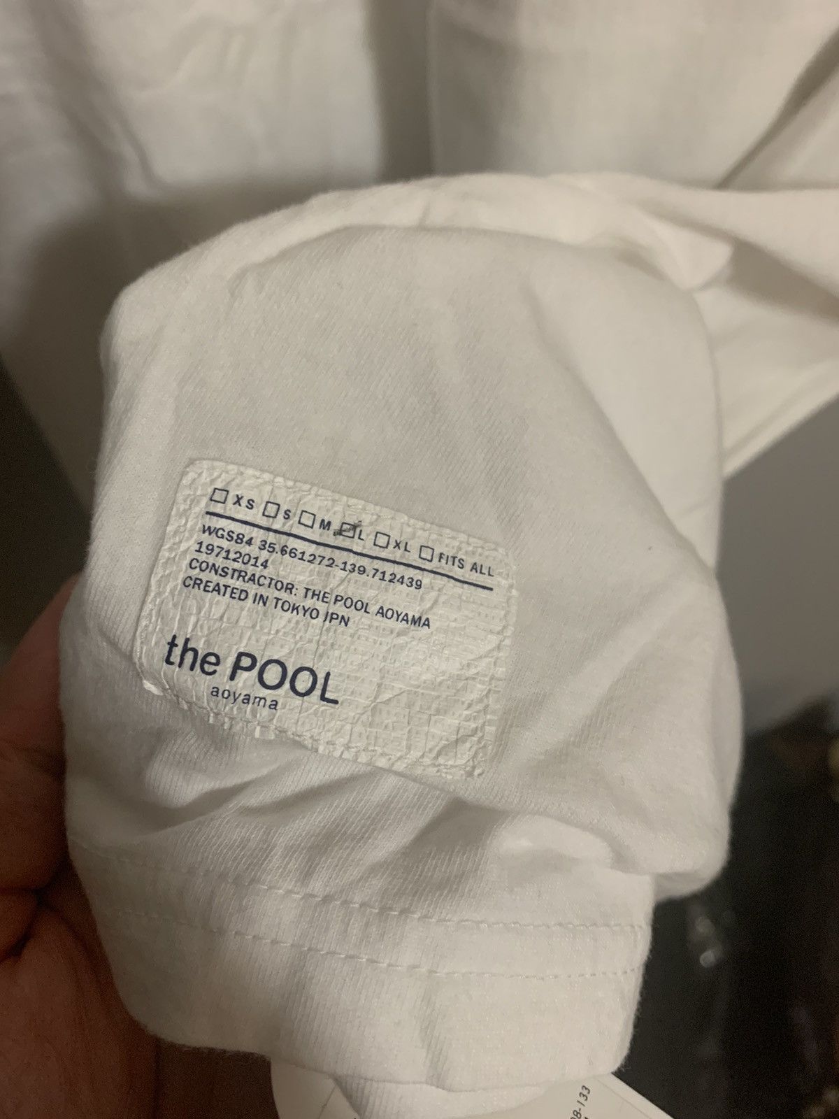 Hiroshi Fujiwara × Japanese Brand × the POOL aoyama The Pool Aoyama Pool Hours/Rules T-Shirt POM-2563-B Size US L / EU 52-54 / 3 - 3 Thumbnail