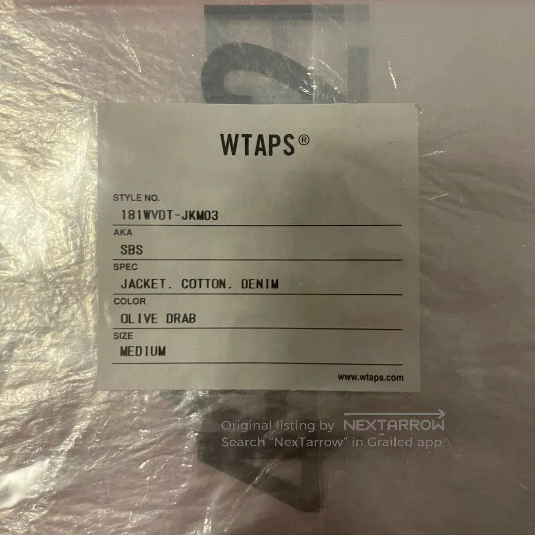 Wtaps Wtaps 18SS SBS Cotton Denim Jacket. Size US M / EU 48-50 / 2 - 8 Thumbnail