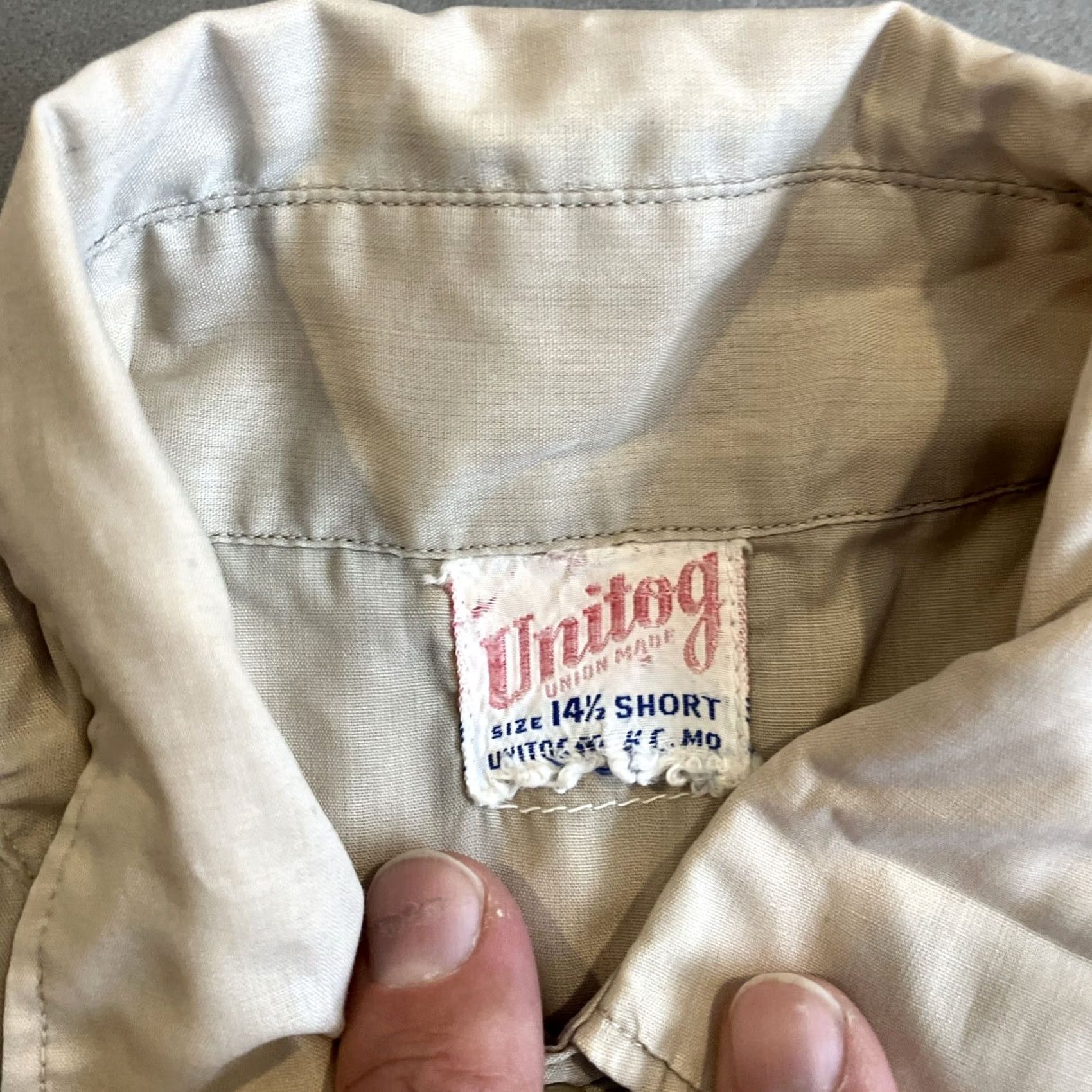 GAS Awesome Vintage Unitog Gas Station Attendant Long Sleeve Shirt M Size US M / EU 48-50 / 2 - 4 Thumbnail