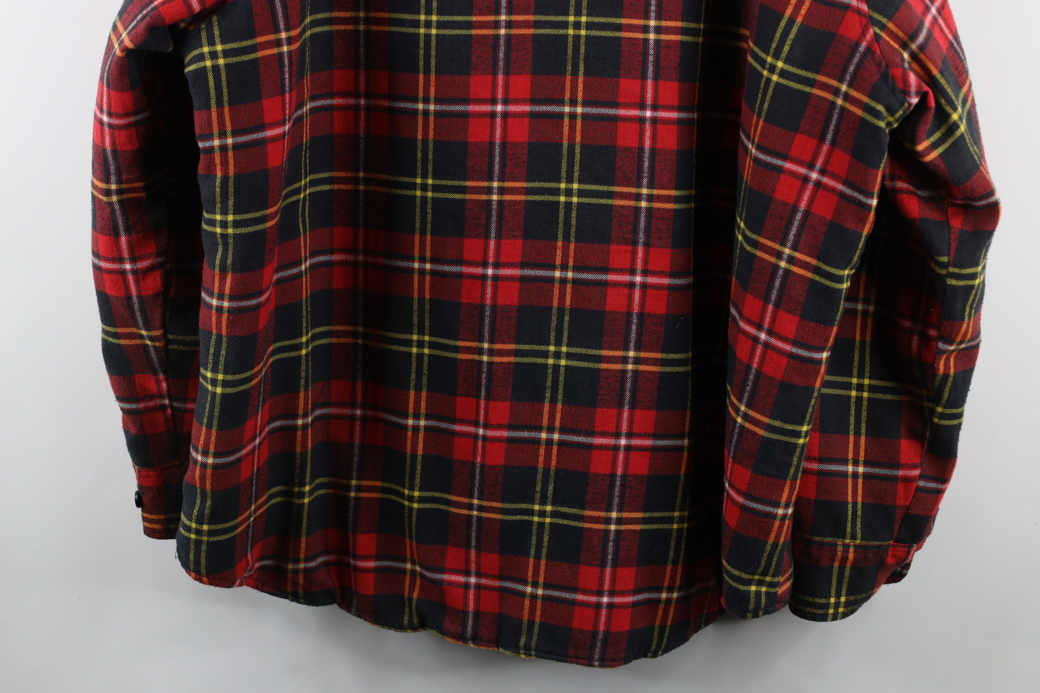 Vintage Vintage 90s Streetwear Quilted Flannel Button Shirt Jacket Size US M / EU 48-50 / 2 - 15 Thumbnail