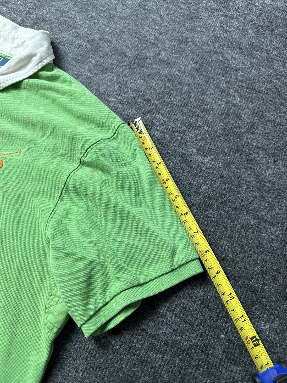 Polo Ralph Lauren 90s Retro Polo Ralph Lauren Big Pony Custom Fit Rugby Polo Size US XL / EU 56 / 4 - 21 Thumbnail