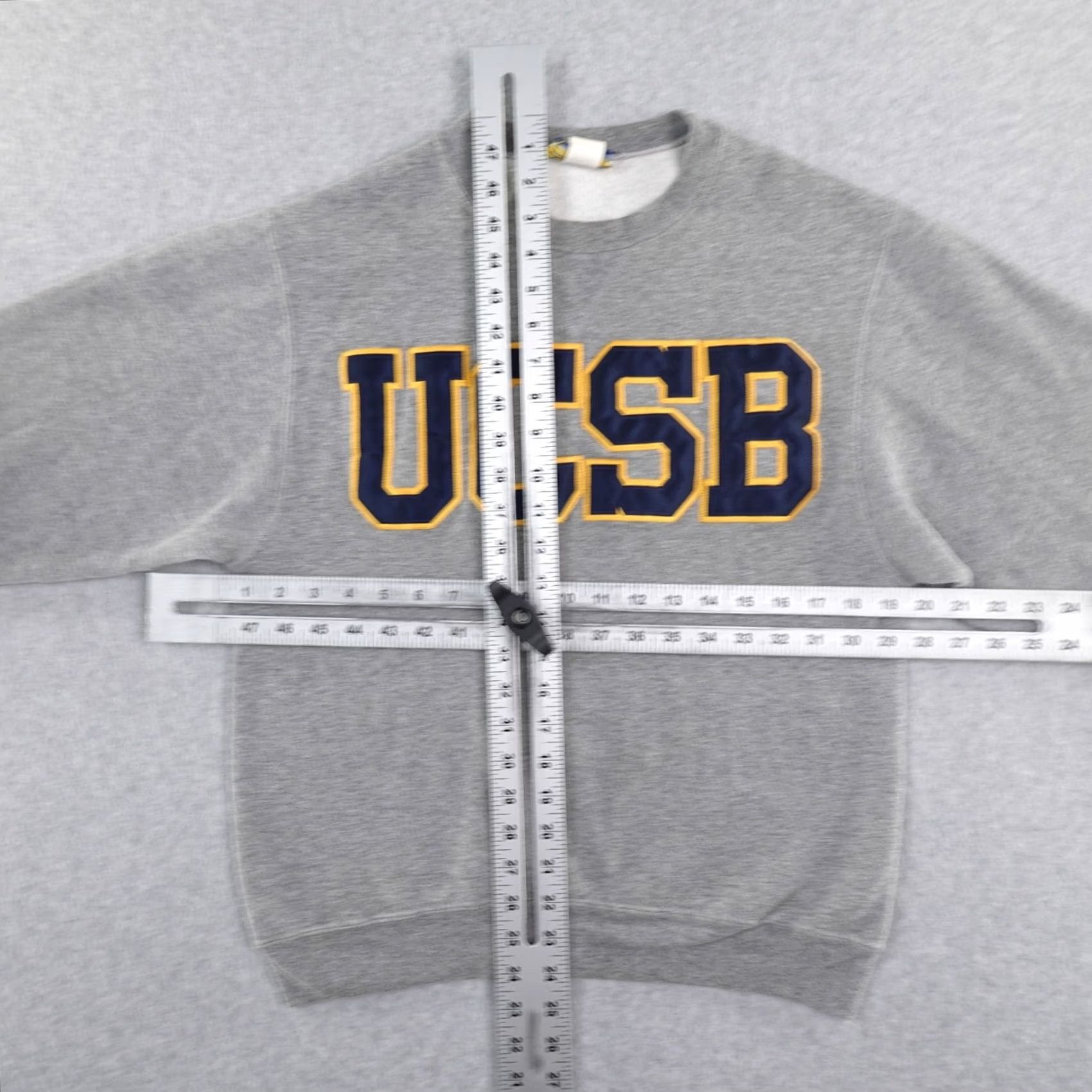 Vintage VINTAGE Campus Collection Sweatshirt Shirt Mens Small (19X24) Gray Sweatshirt Pullover 90s? Size US S / EU 44-46 / 1 - 2 Thumbnail
