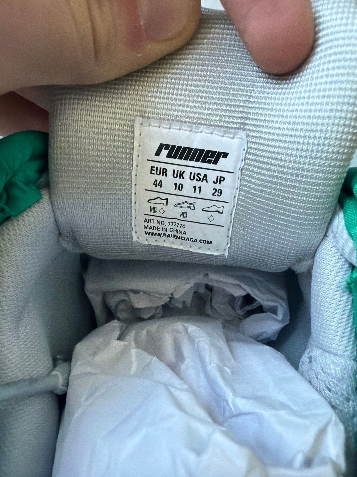 Balenciaga Balenciaga runner 44 eu Size US 11 / EU 44 - 11 Thumbnail