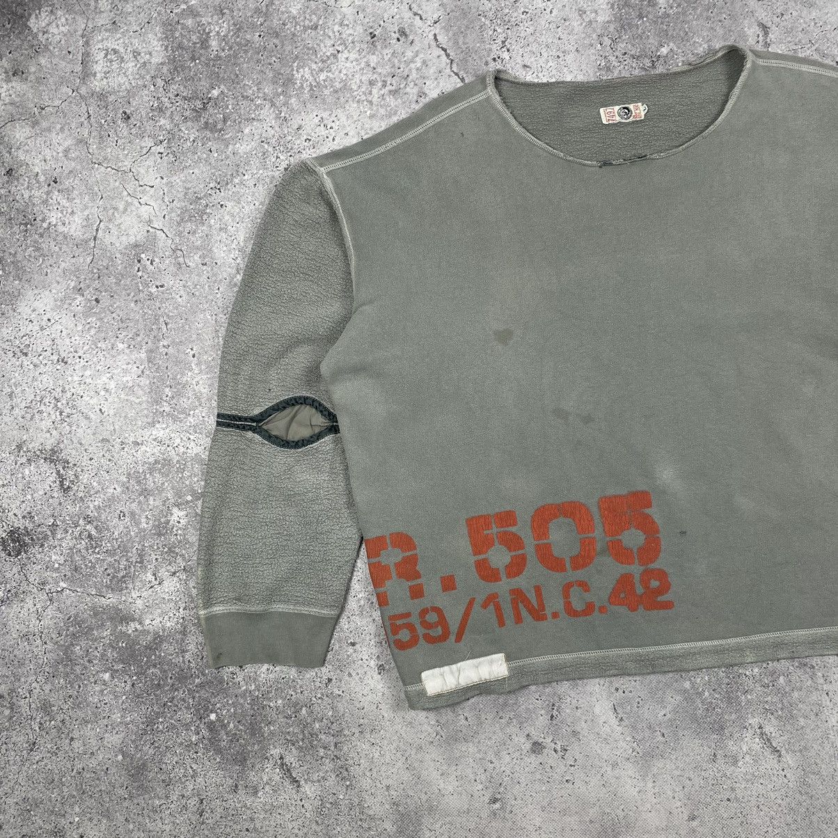 Diesel Vintage Diesel Avant Garde Distressed Sweatshirt Size US L / EU 52-54 / 3 - 4 Thumbnail