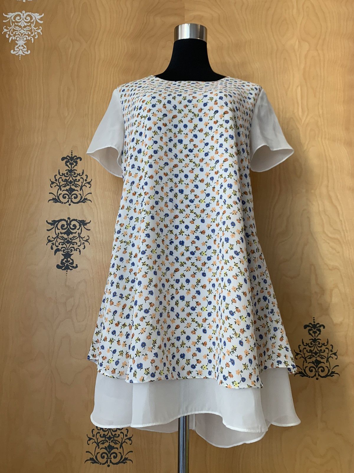 Vintage Vintage 90s / y2k T-Shirt Mini Summer Dress Size M / US 6-8 / IT 42-44 - 3 Thumbnail