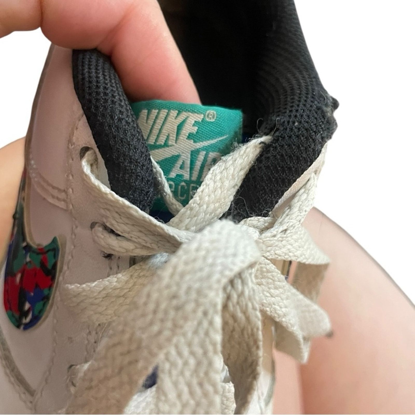 Nike NIKE Air Force 1 Low Crayon White Multi Colored Size 4Y Size US 5.5 / IT 35.5 - 11 Thumbnail