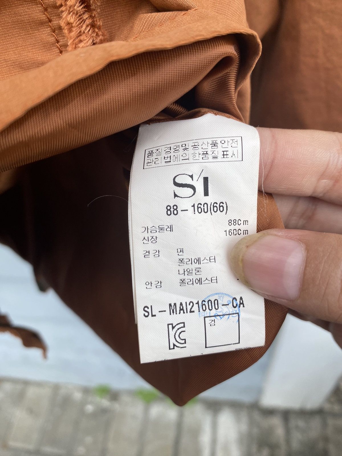 Japanese Brand SI Bien Burn Orange Parka Gothic Patch Japanese Distressed Size US L / EU 52-54 / 3 - 7 Thumbnail