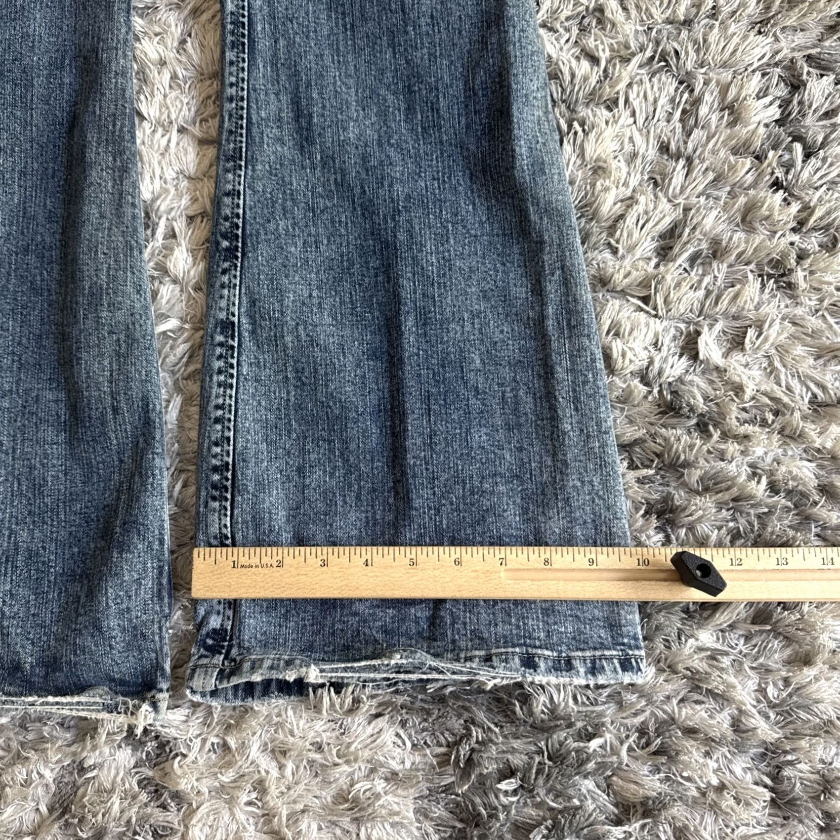 Silver Jeans Co. VINTAGE Silver Jeans Jeans Women's Blue Denim Embroidered Y2K Stretch Bootcut 32x33 Womens Size 24" / US 00 / IT 34 - 3 Thumbnail
