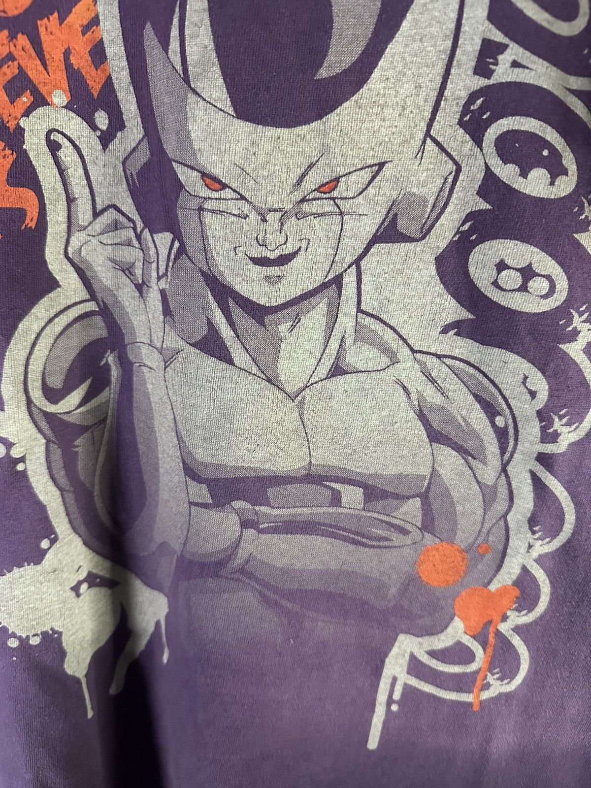 Anime 💥💥RARE💥💥Y2K Sunfaded Frieza Dragon Ball Z Tshirt Size US L / EU 52-54 / 3 - 6 Thumbnail