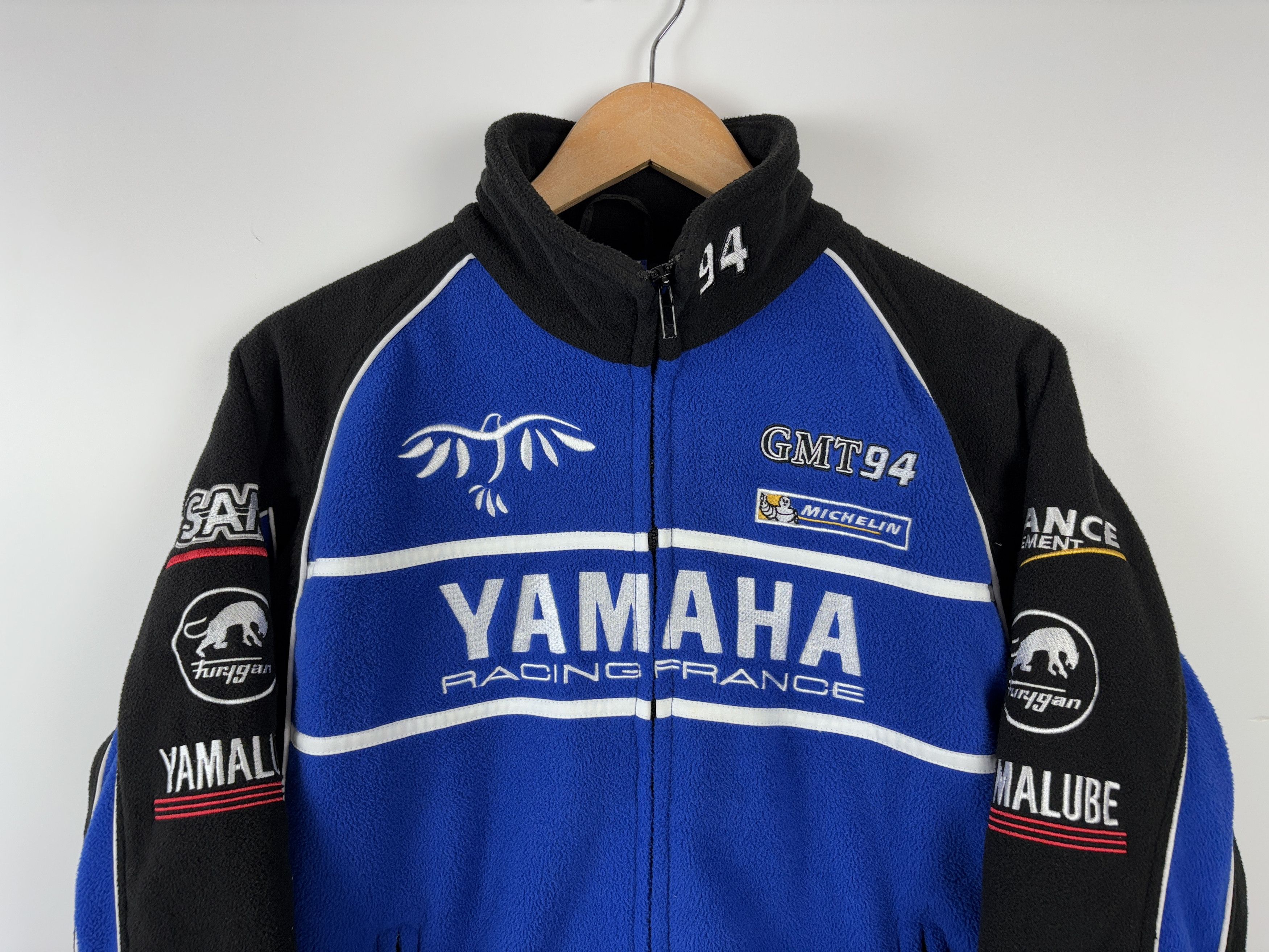 Yamaha Mens Yamaha Racing GMT 94 Fleece Jacket Blue Black Size M Size US M / EU 48-50 / 2 - 2 Thumbnail