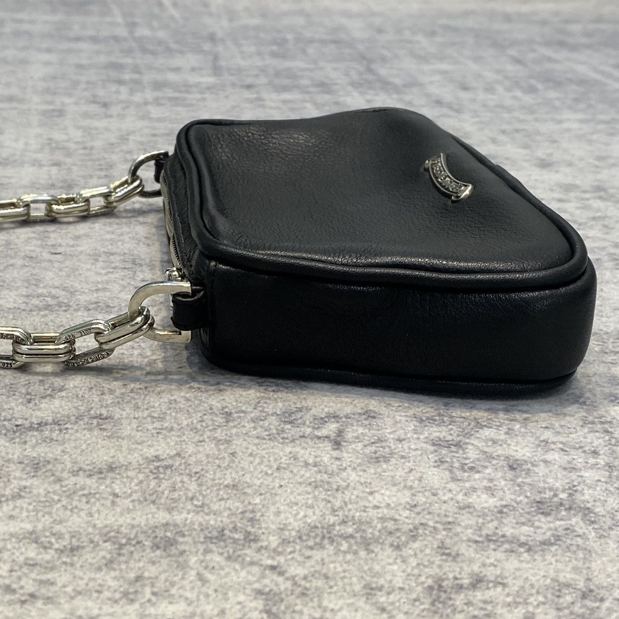 Chrome Hearts Chrome hearts PULP Cross link chain silver Medium bag black Size ONE SIZE - 8 Thumbnail