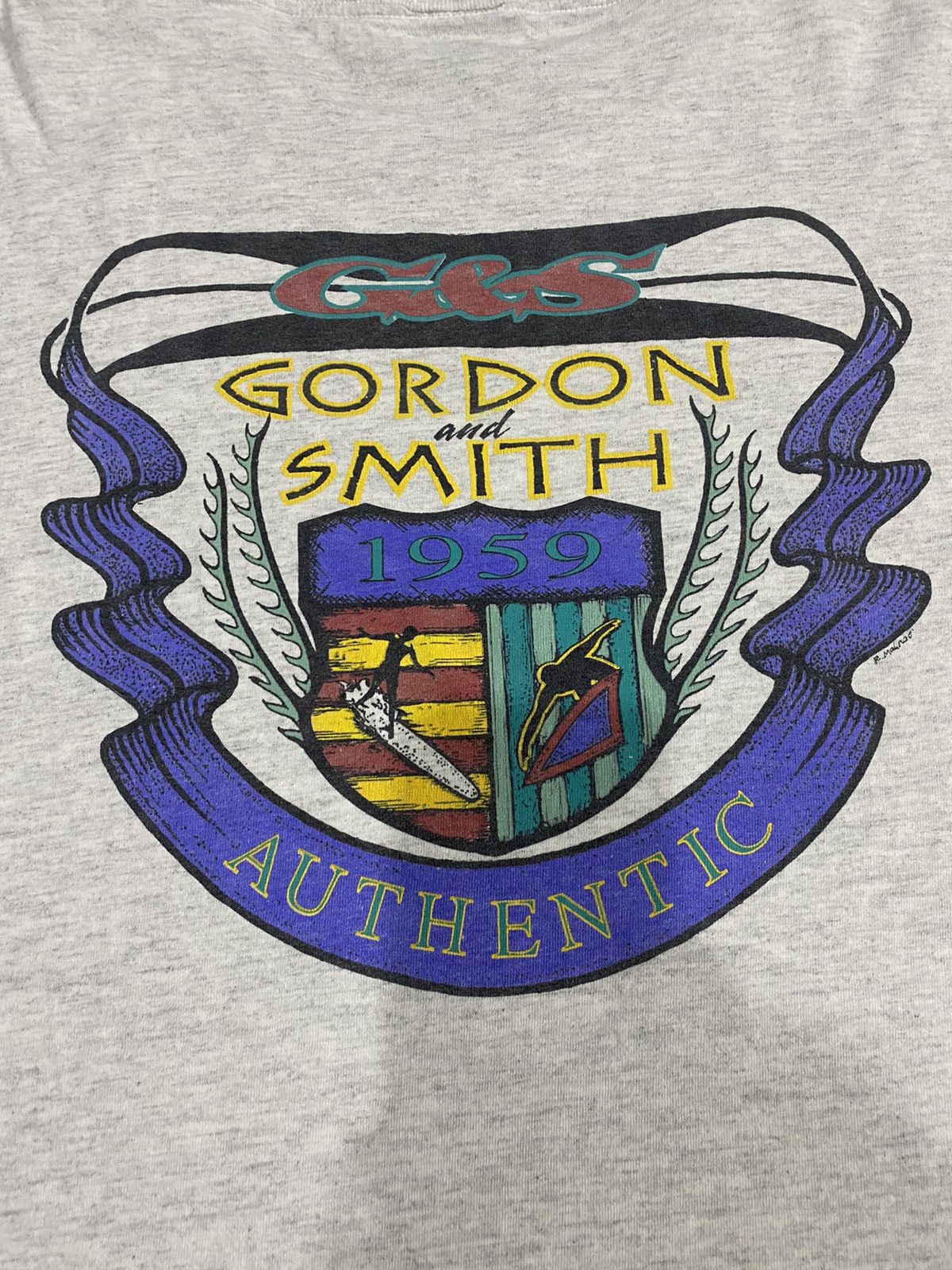 Vintage vintage gordon & smith authentic surf style tshirt Size US XL / EU 56 / 4 - 4 Thumbnail