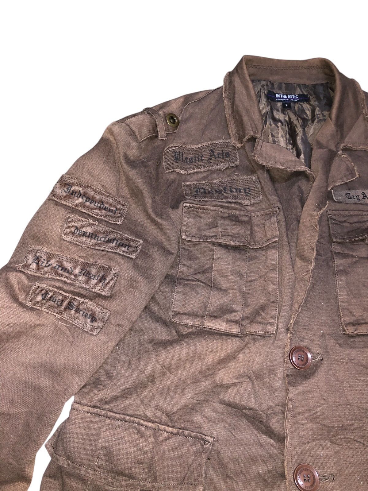 In The Attic × Japanese Brand In The Attic Punk Jacket Japanese Brand Size 38L - 9 Thumbnail