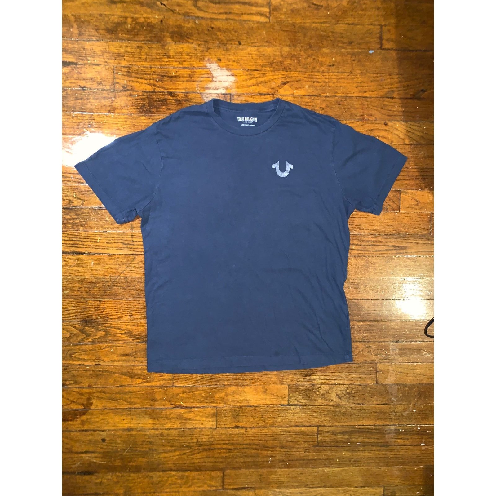 True Religion True Religion Navy Blue T Shirt Large Buddha Logo Graphic Size US L / EU 52-54 / 3 - 1 Thumbnail