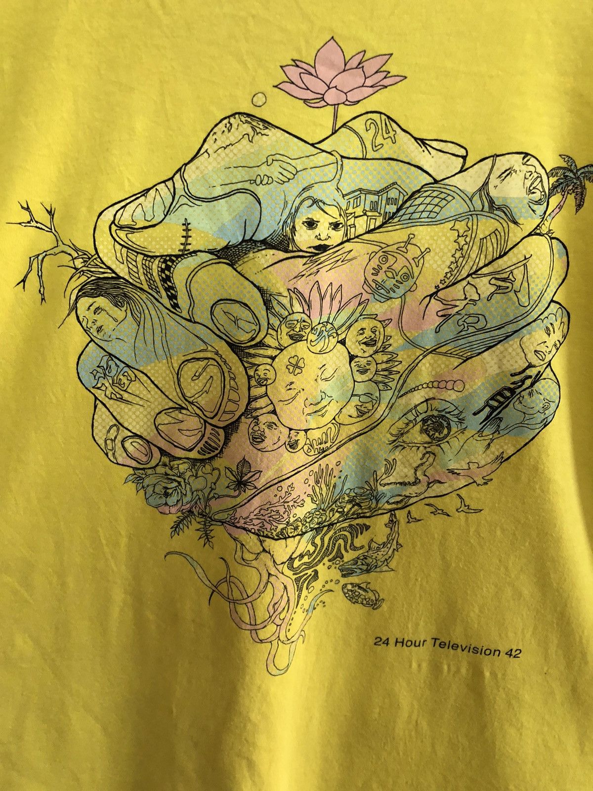 Japanese Brand × Vintage Vintage 90’s 24hour Television shirt Size US L / EU 52-54 / 3 - 3 Thumbnail