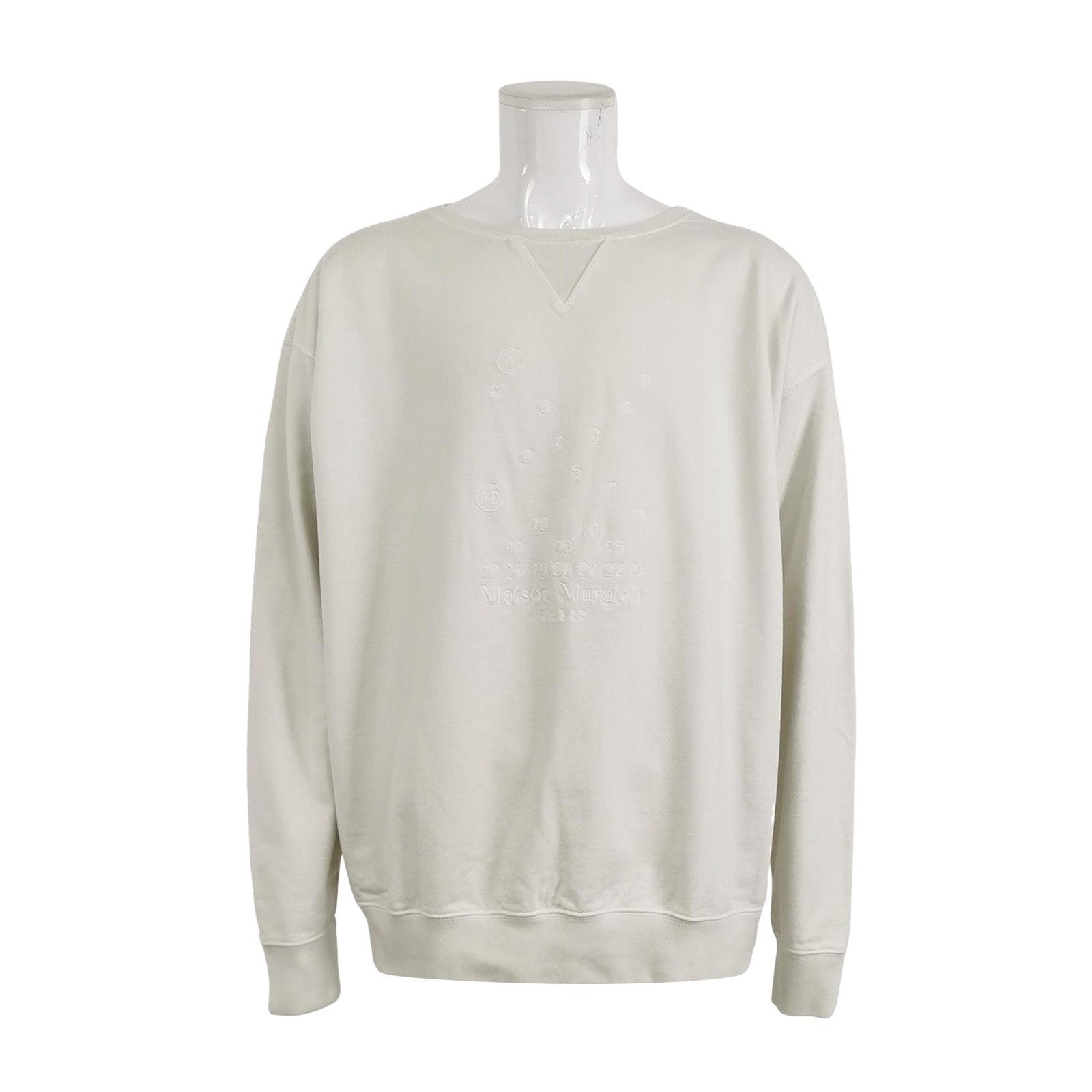 Maison Margiela Maison Margiela Numeric Embroidery Sweatshirt L Size US L / EU 52-54 / 3 - 1 Thumbnail