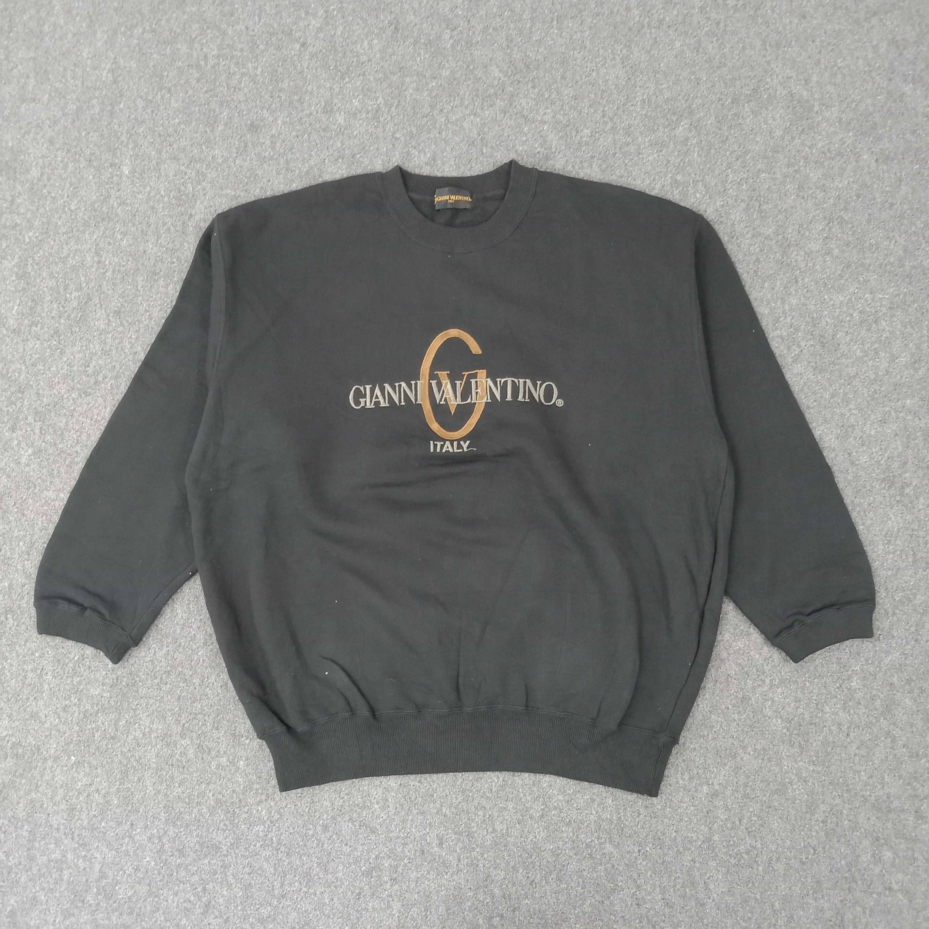 Gianni Valentino × Vintage Gianni Valentino Italian Brand Sweatshirt C218N12 Size US XL / EU 56 / 4 - 1 Thumbnail