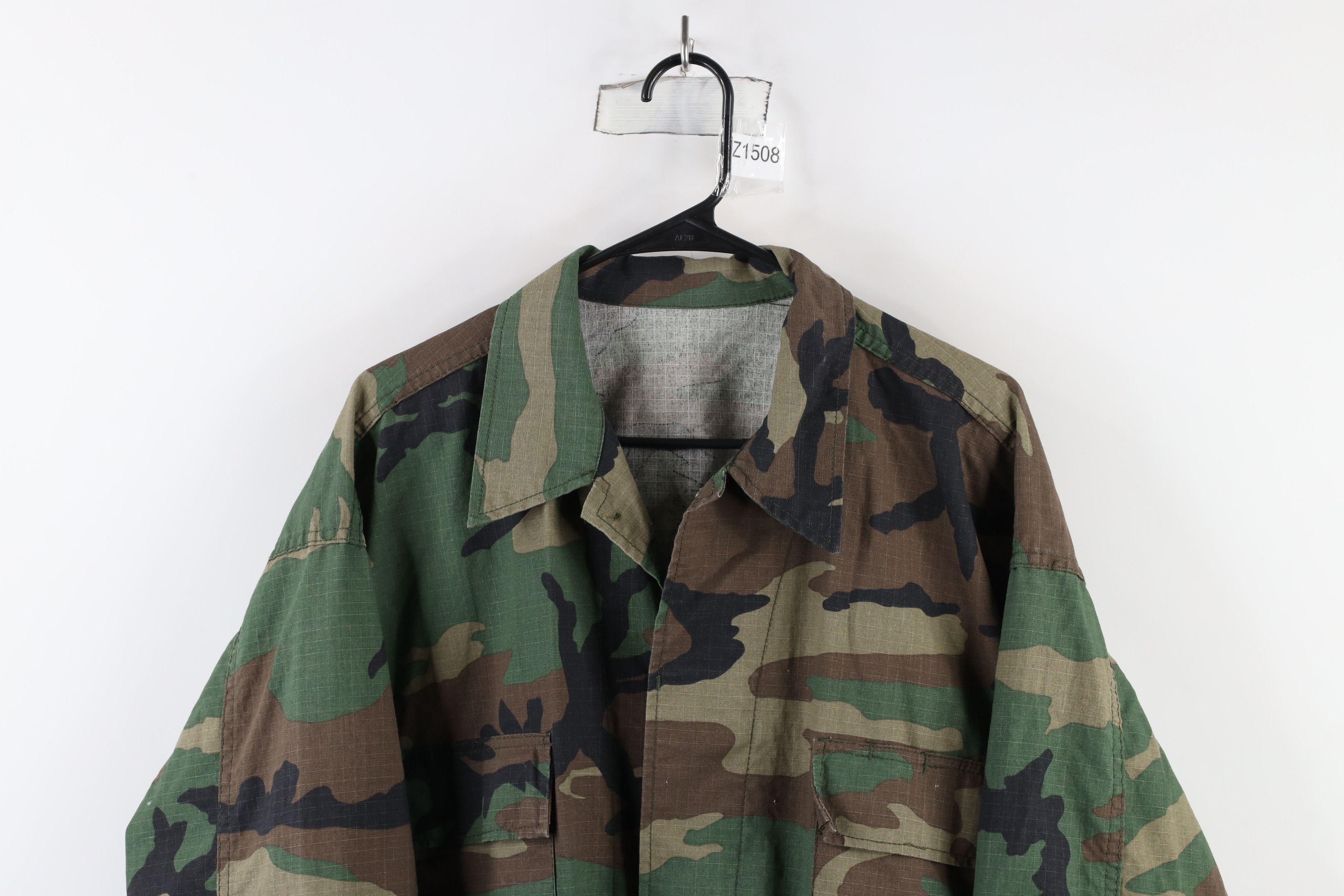 Vintage Vintage 90s Military Camouflage Field Combat Jacket USA Size US XXL / EU 58 / 5 - 2 Thumbnail