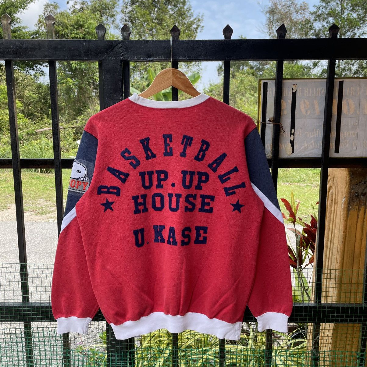 Nike 🔥Vintage 90s Nike Basketball X Snoopy Tricolour Sweatshirts Size US M / EU 48-50 / 2 - 1 Thumbnail