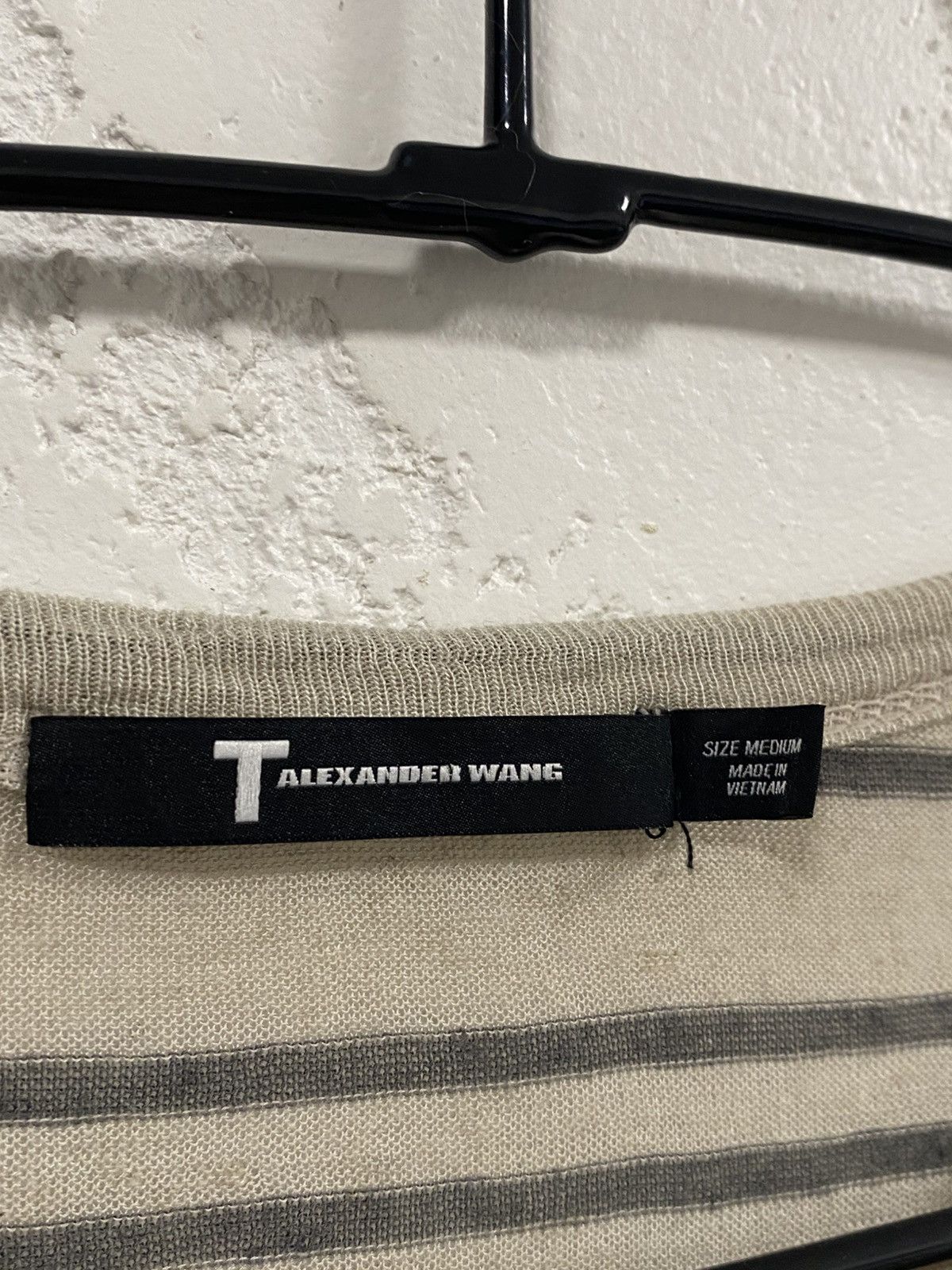 T by Alexander Wang T by Alexander Wang Rayon Stripe Light Sweater Size: M Size US M / EU 48-50 / 2 - 3 Thumbnail