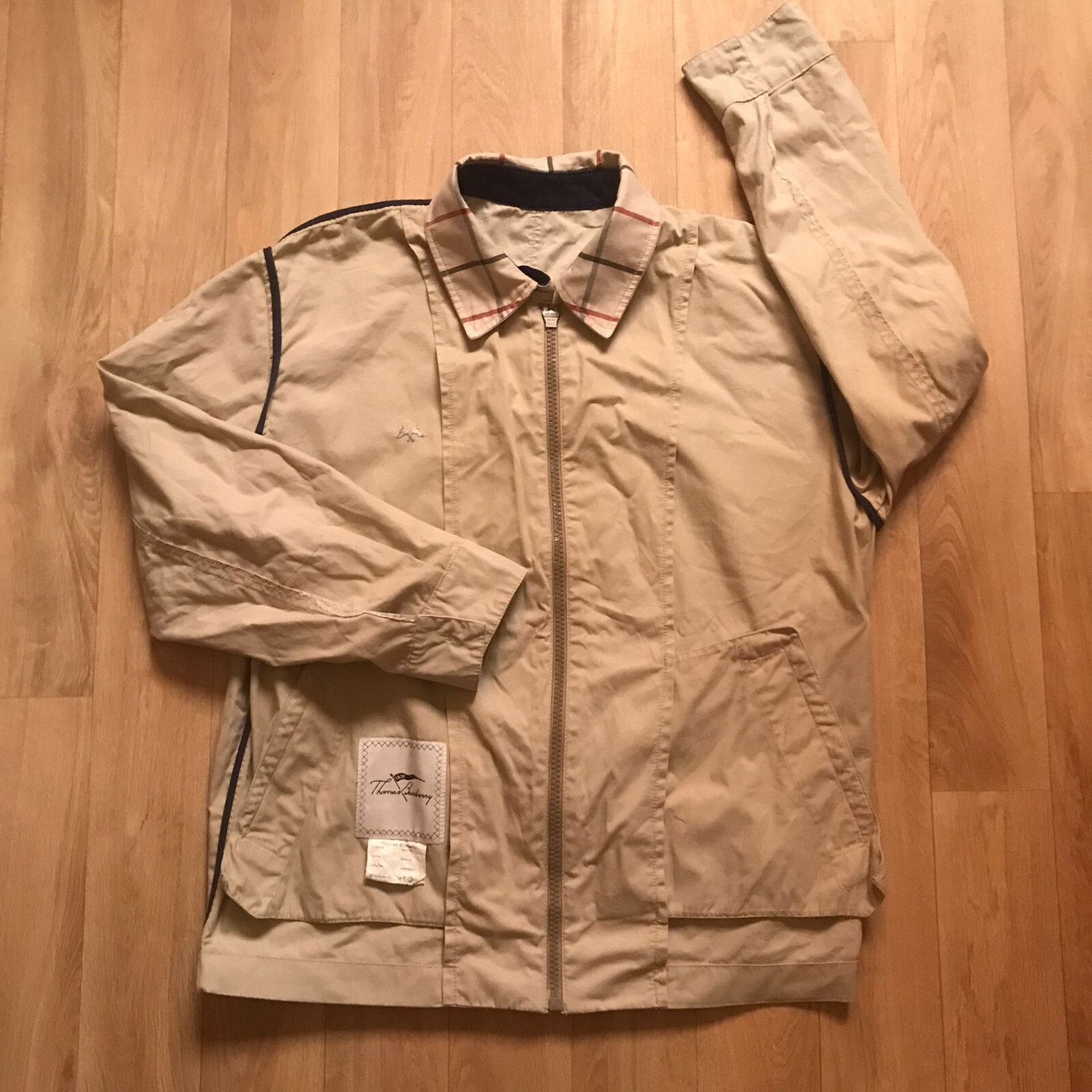 Burberry Vintage thomas BURBERRY bomber jacket coat cotton men's Size US L / EU 52-54 / 3 - 6 Thumbnail
