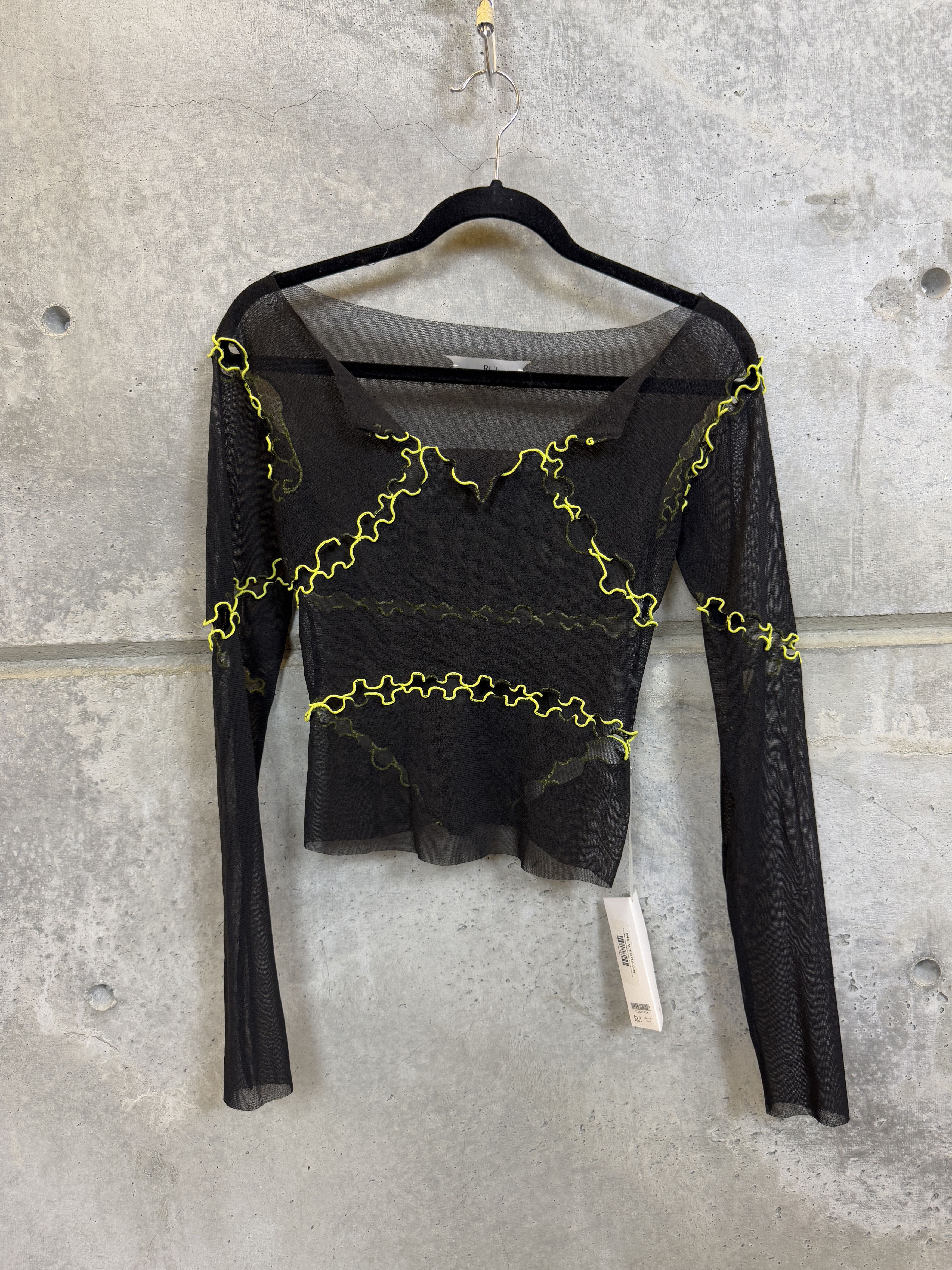 RUIbuilt $400 RUI Mesh Long-Sleeve T-Shirt Size M / US 6-8 / IT 42-44 - 6 Thumbnail