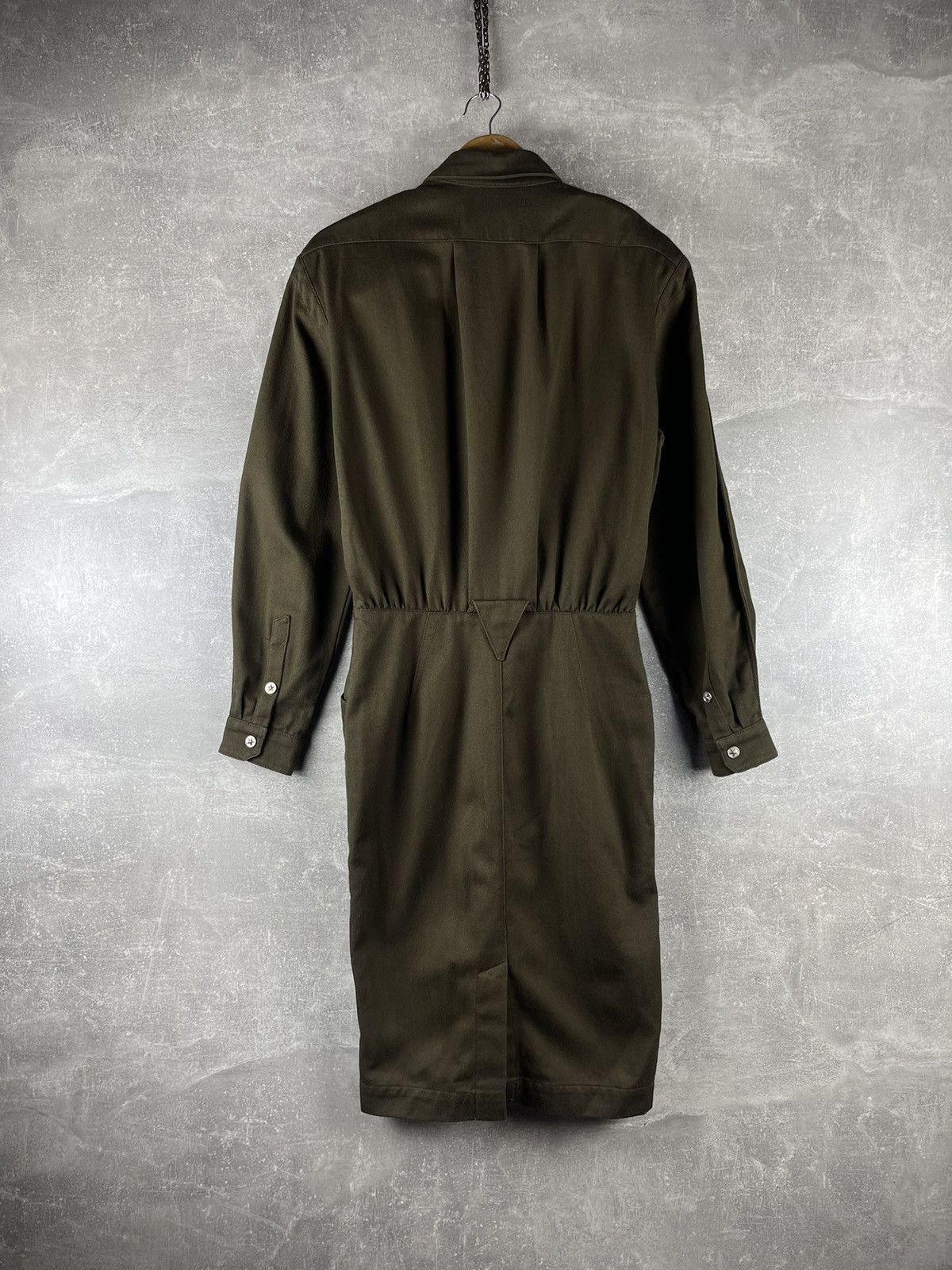 Thierry Mugler Thierry Mugler Jeans Vintage Structured Military Shirt Dress Size M / US 6-8 / IT 42-44 - 6 Thumbnail