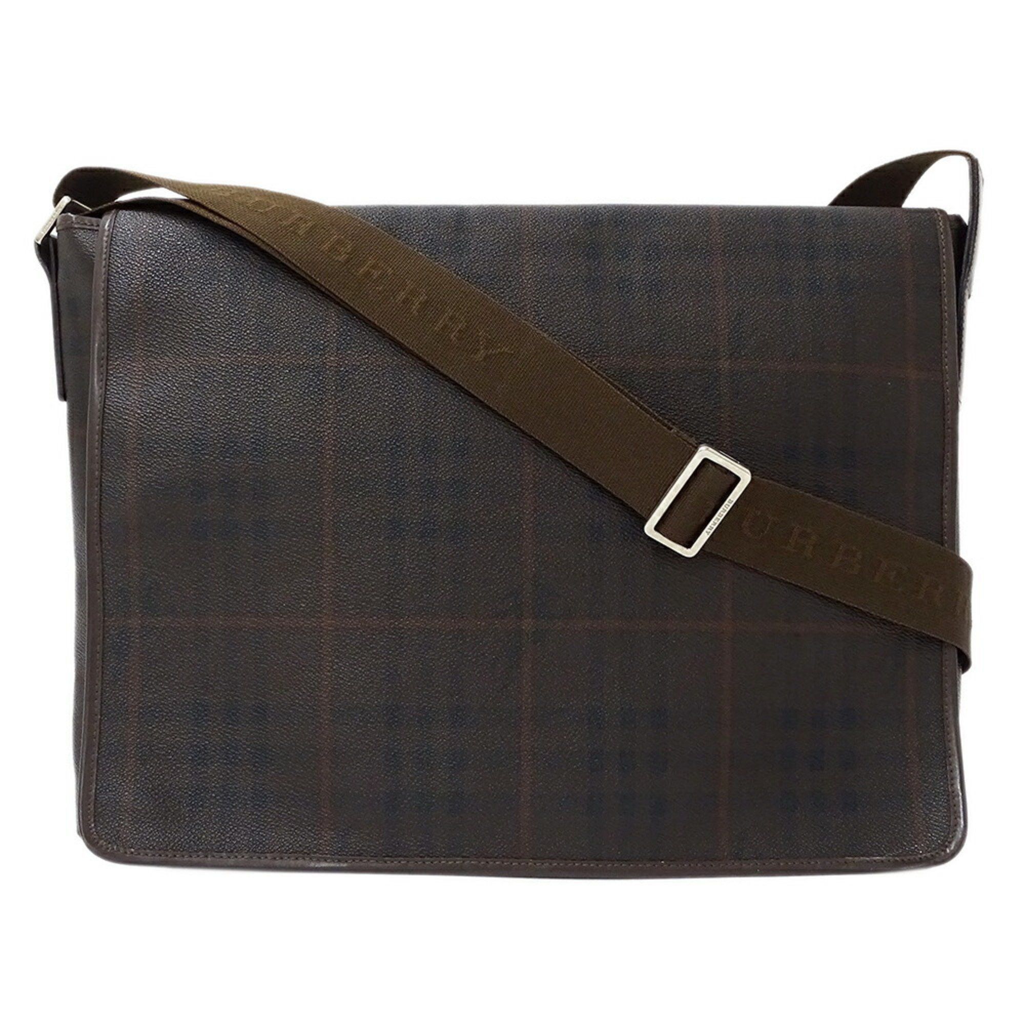 Burberry Bags For Women And Men, Shoulder Bag, Dark Brown, Check