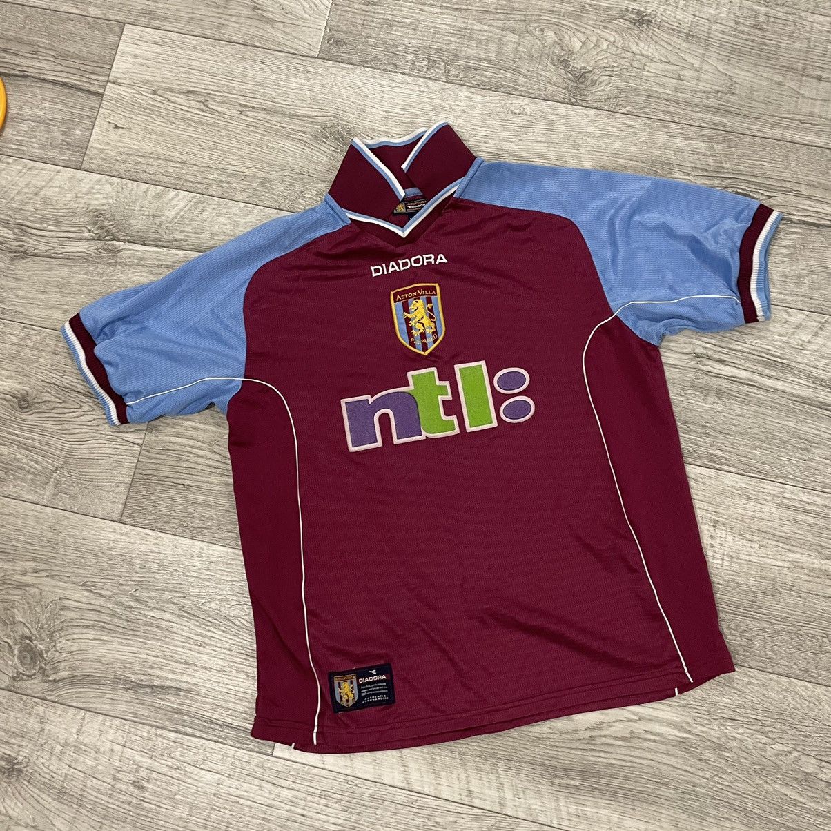 Other Aston Villa 90s diadora NTL tee soccer jersey shirt Size US S / EU 44-46 / 1 - 1 Thumbnail