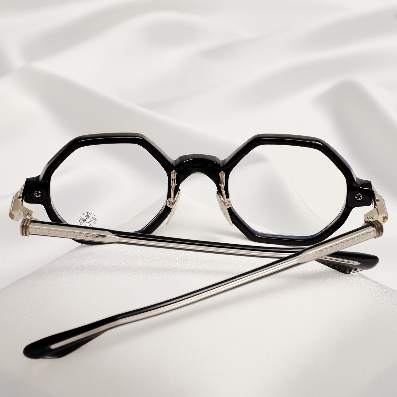 Chrome Hearts CHROME HEARTS CLITCO-A BLACK GLASSES Size ONE SIZE - 7 Thumbnail