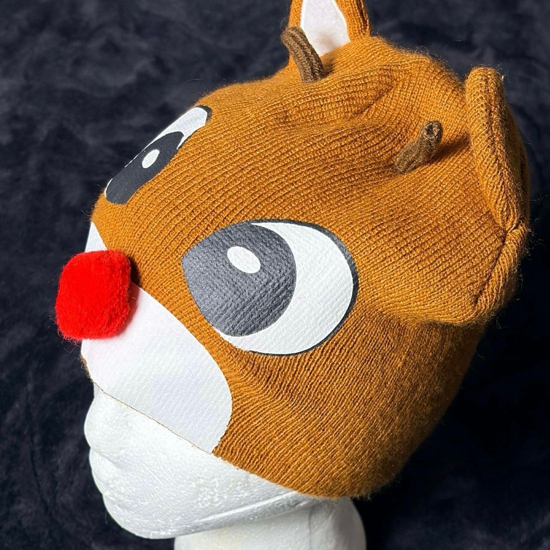 Other Brown Rudolph Reindeer Beanie Size ONE SIZE - 2 Thumbnail