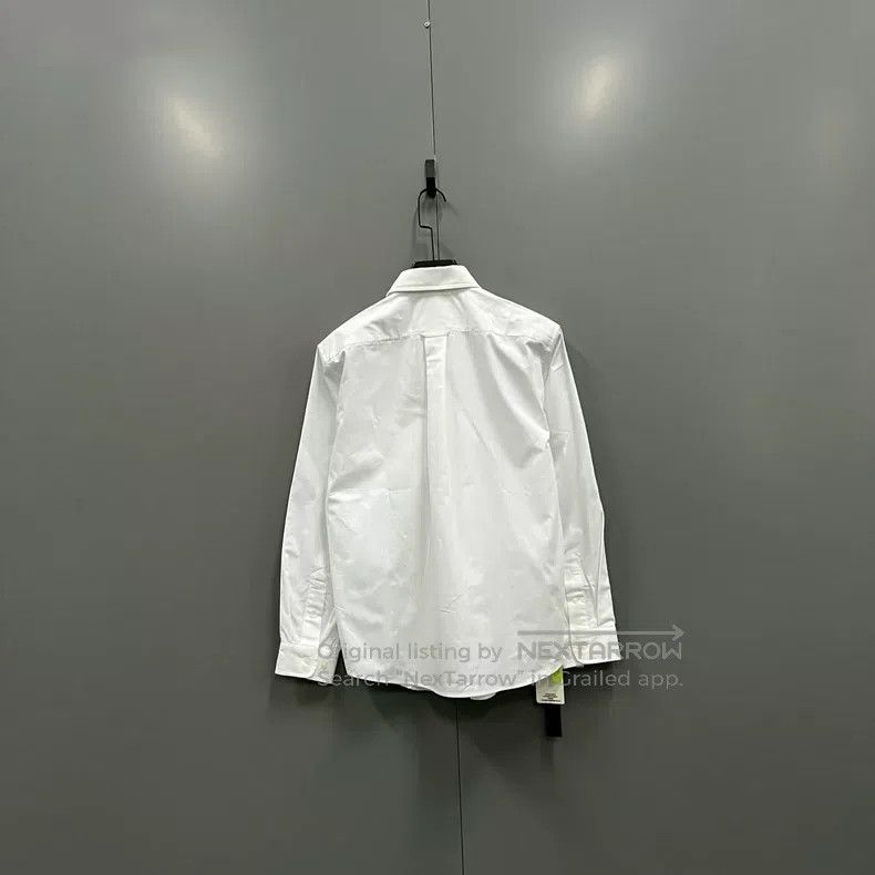 Miu Miu Miu Miu 38 White labeled logo shirt Size M / US 6-8 / IT 42-44 - 2 Thumbnail