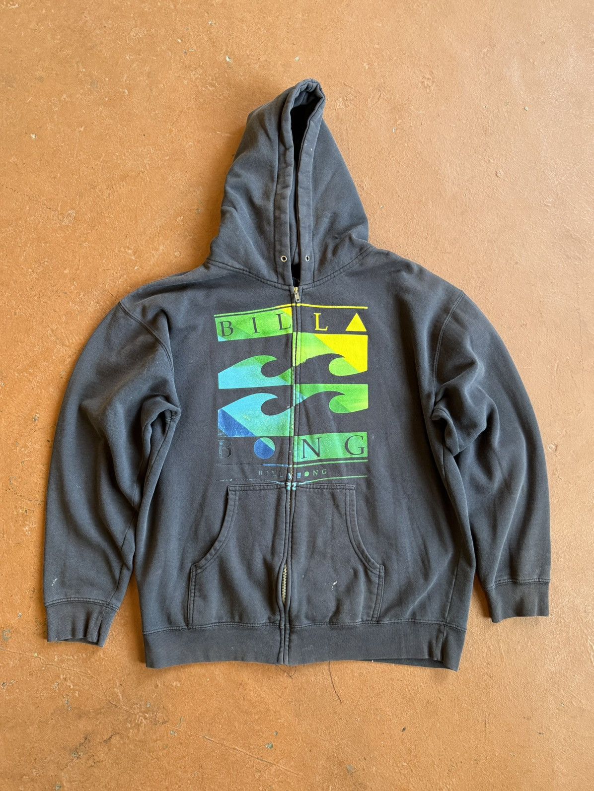 Billabong Vintage 2000s Y2K Billabong Hoodie Size US L / EU 52-54 / 3 - 1 Thumbnail