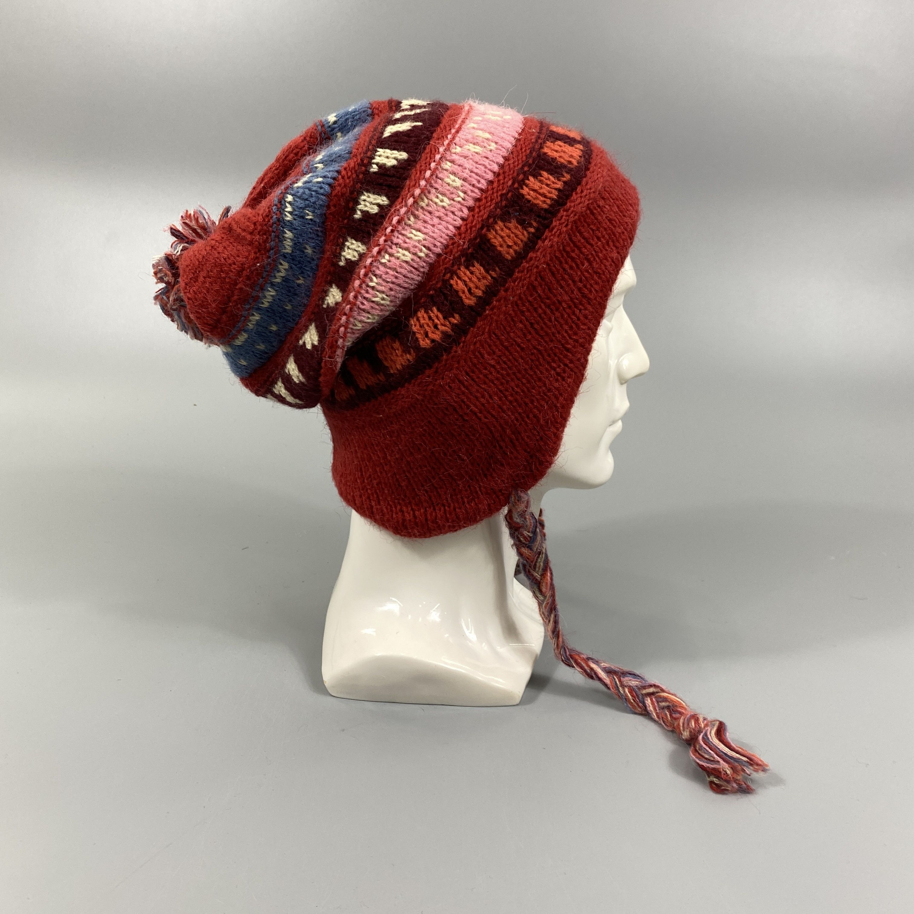 Japanese Brand Peruvian Beanie Snow Cap -BN672 Size ONE SIZE - 4 Thumbnail