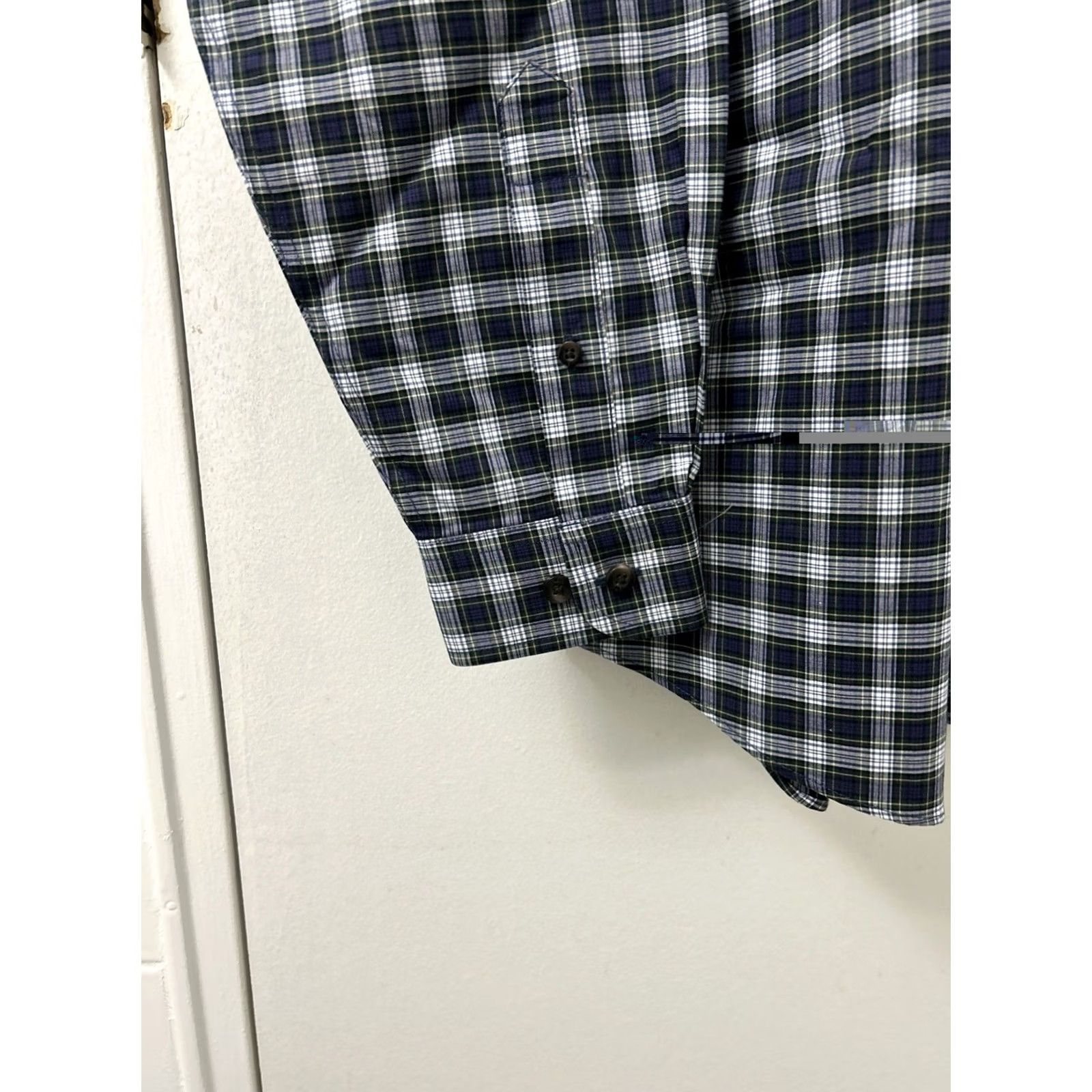 Vintage L.L.Bean Shirt Mens M Blue Plaid Classic Fit Button-Down Long Sleeve Oxford 218573 Size US M / EU 48-50 / 2 - 5 Thumbnail