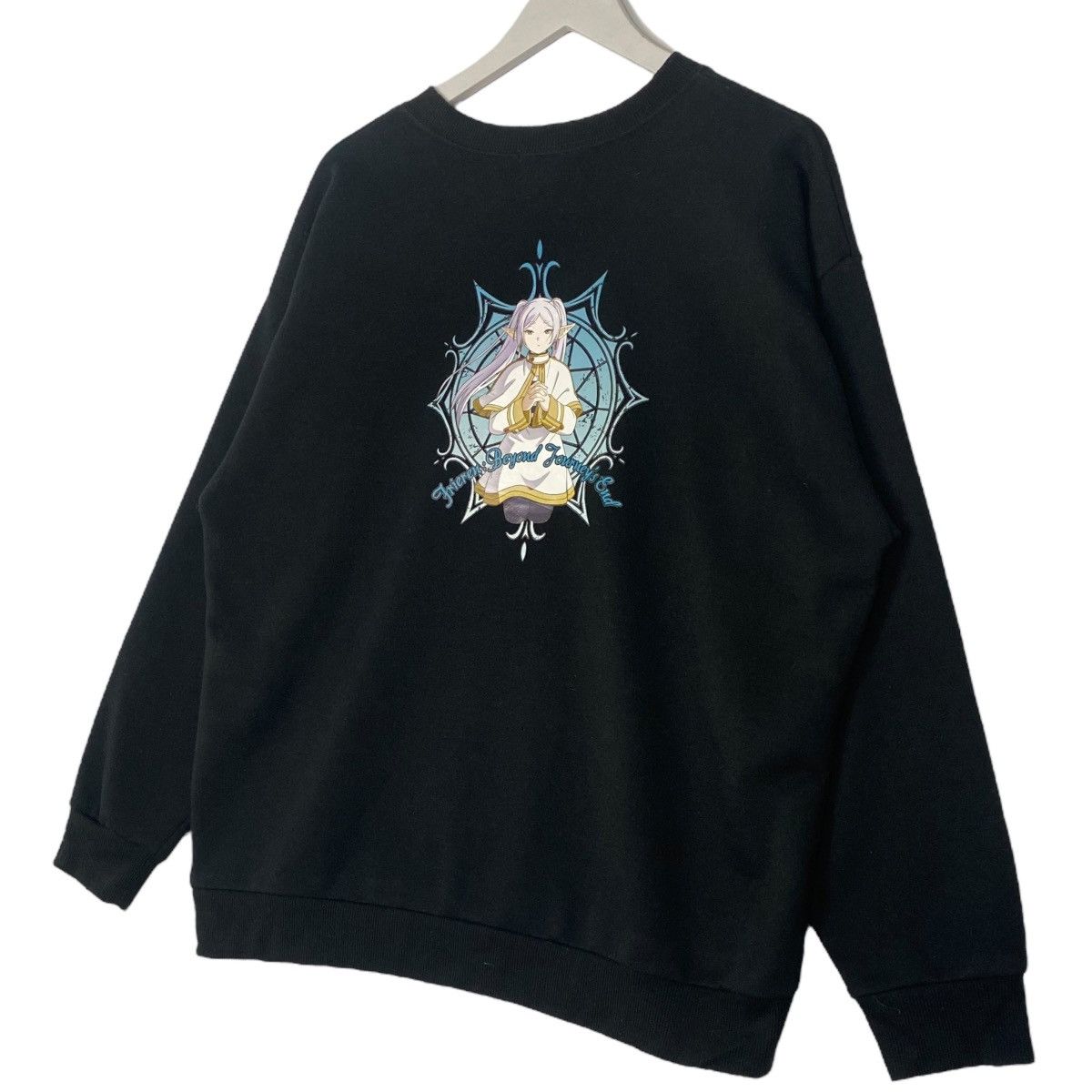 Vintage Vintage Friere Japan Sweatshirt Black Pullover Jumper Size L Size L / US 10 / IT 46 - 2 Thumbnail