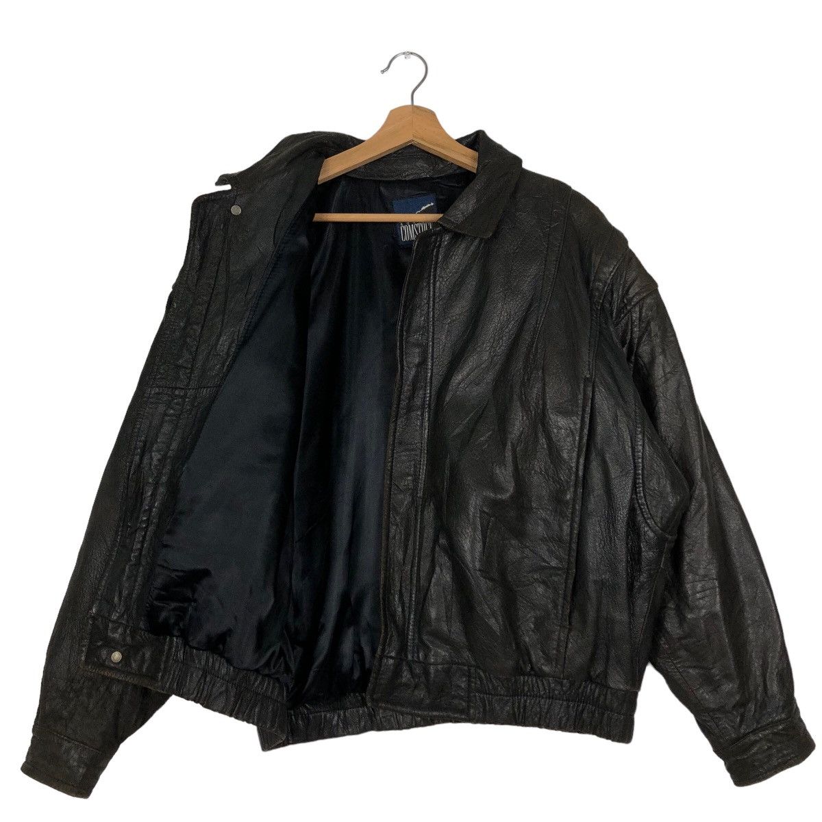 Genuine Leather 🔥90’s Vintage Bomber Genuine Leather Jacket Robert Comstock Size US L / EU 52-54 / 3 - 8 Thumbnail