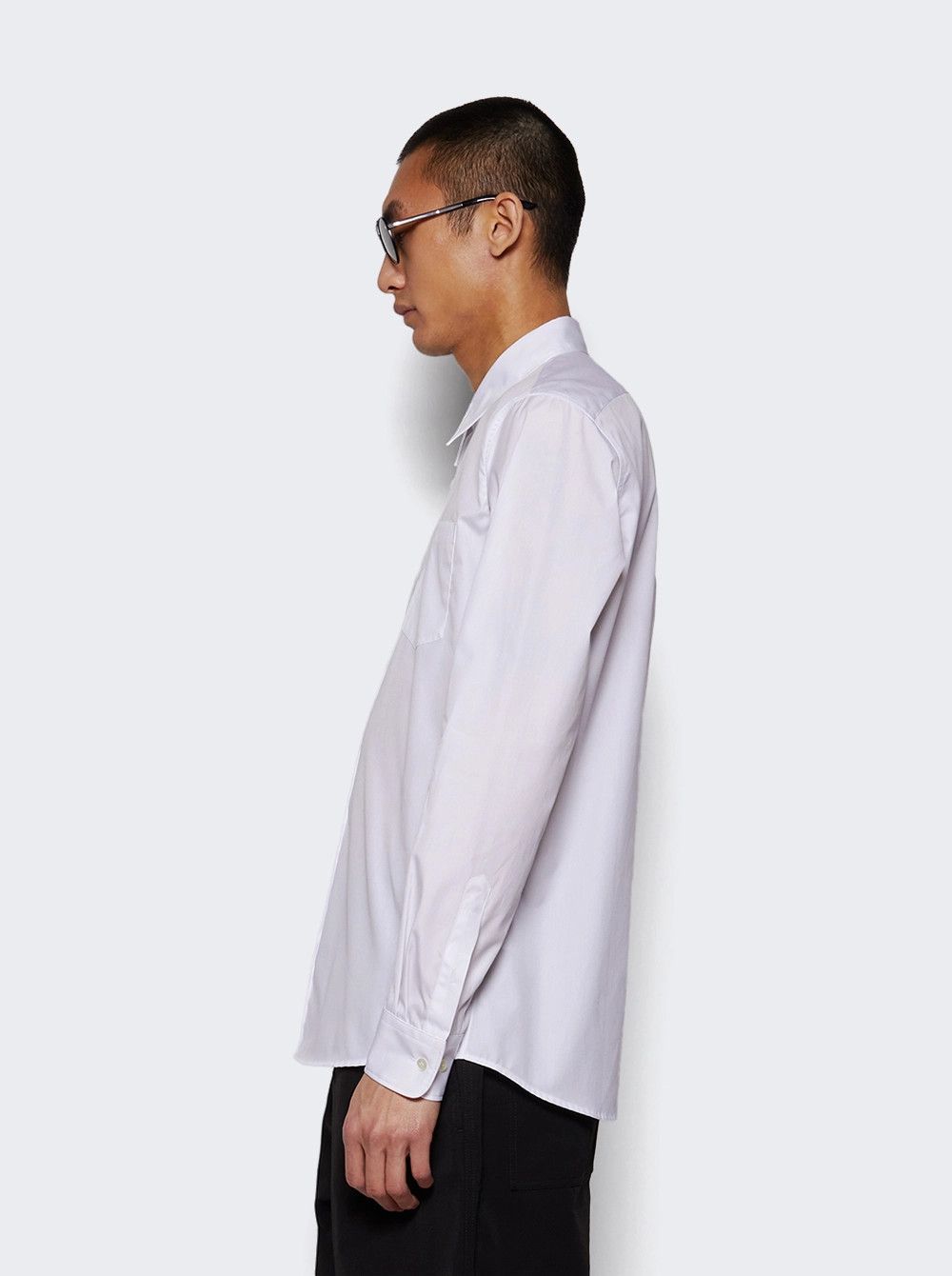 Dries Van Noten o1mle0226 Corbino Shirt in White Size US M / EU 48-50 / 2 - 3 Thumbnail