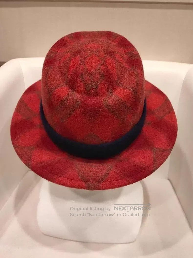 Vivienne Westwood Vivienne Westwood Red Plaid Wool Felt Bowler Hat Size ONE SIZE - 7 Thumbnail