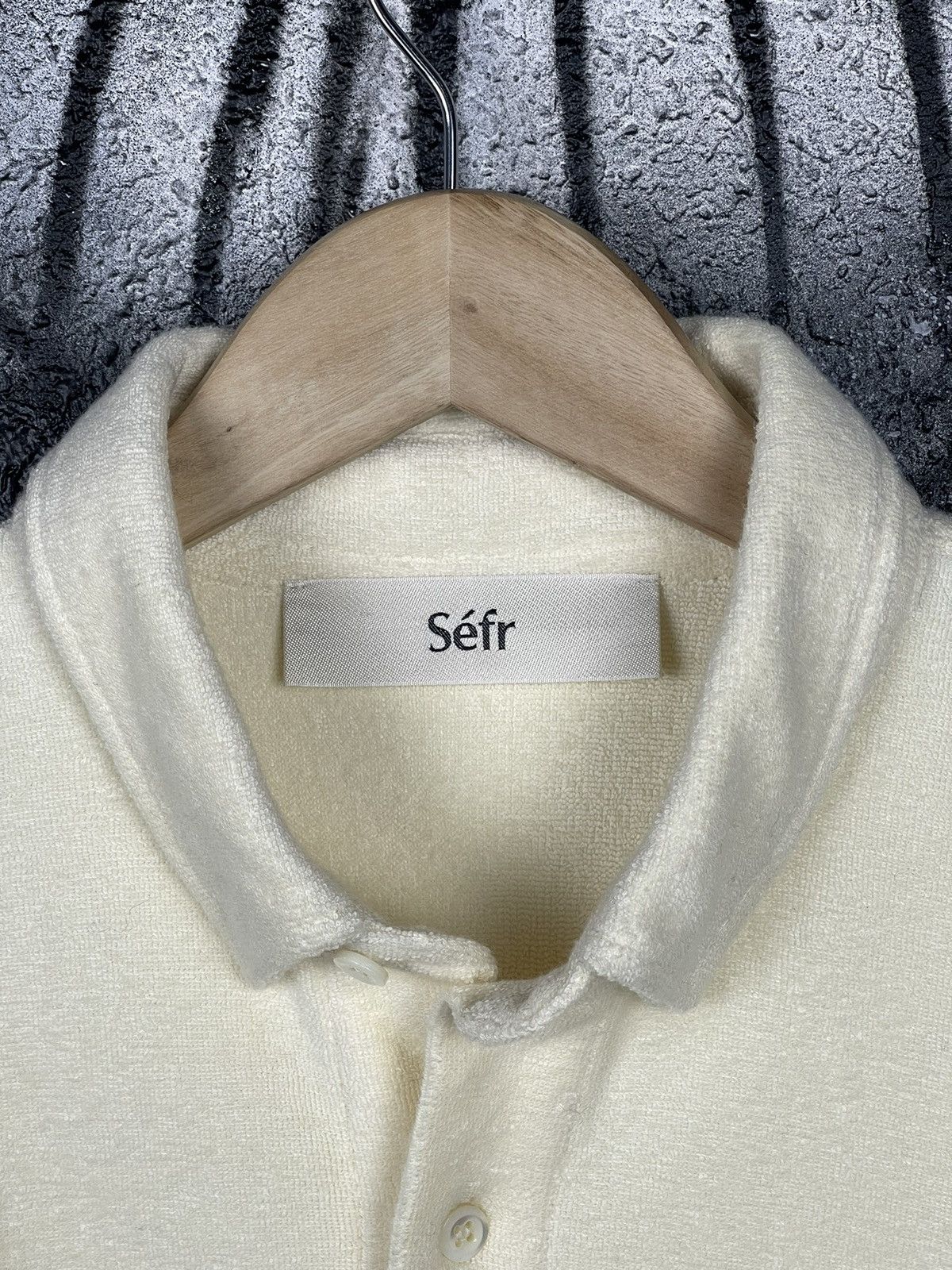 Sefr SEFR Leo Vanilla White Shirt Button Up Men’s Size M Size US M / EU 48-50 / 2 - 8 Thumbnail