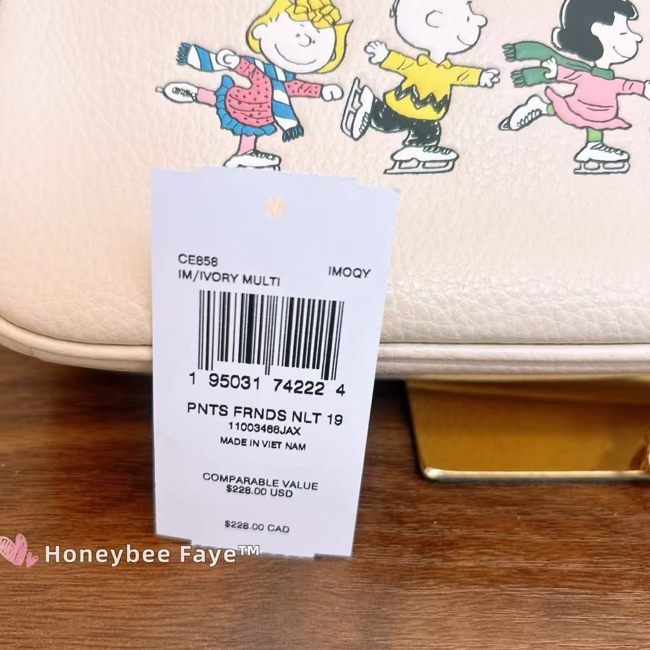 Coach Peanuts Nolita 19 With Snoopy And Friends Motif CE858 Size ONE SIZE - 7 Thumbnail