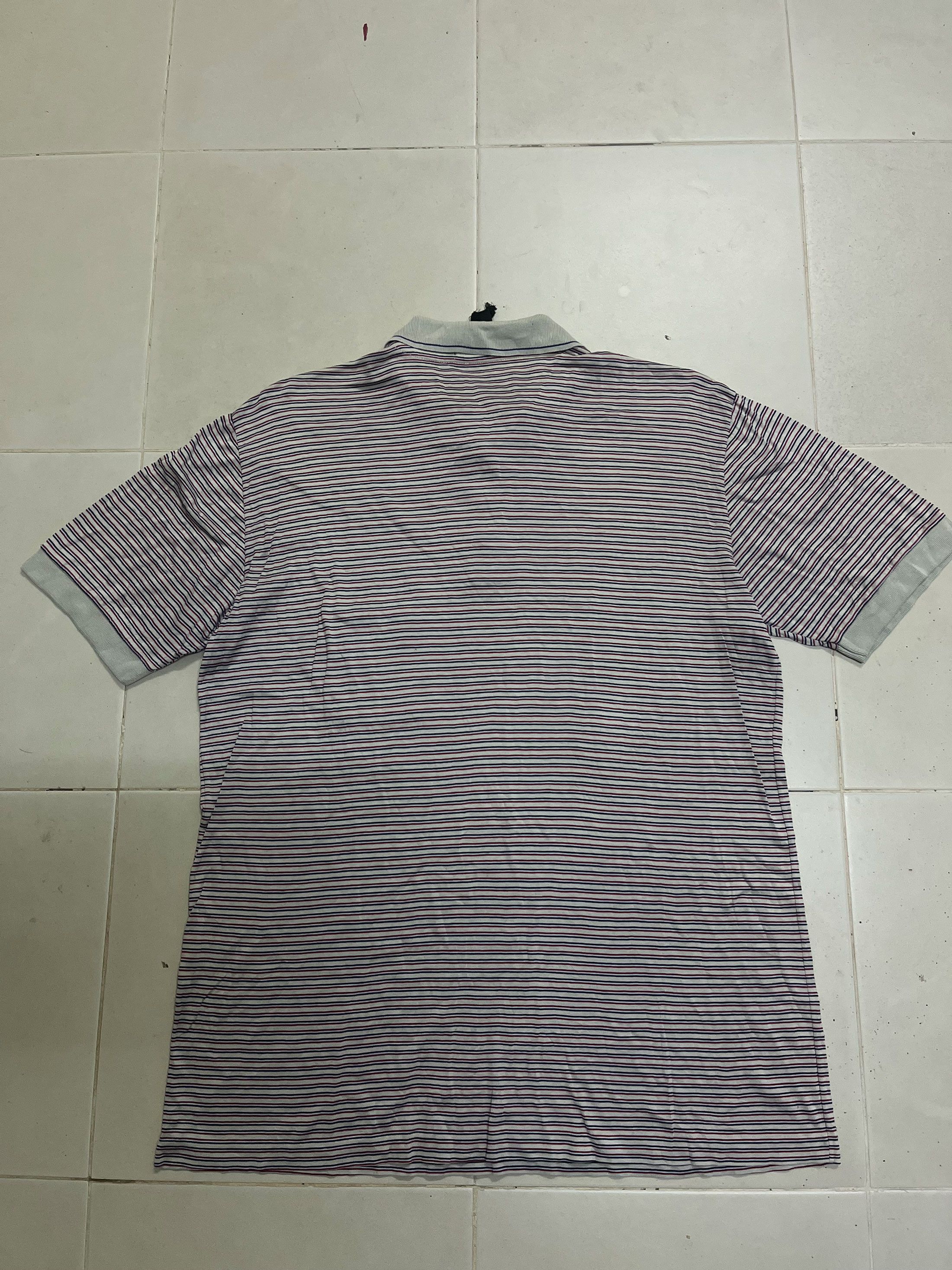 Alfred Dunhill Dunhill Short Sleeve Polo Striped Size US M / EU 48-50 / 2 - 3 Thumbnail