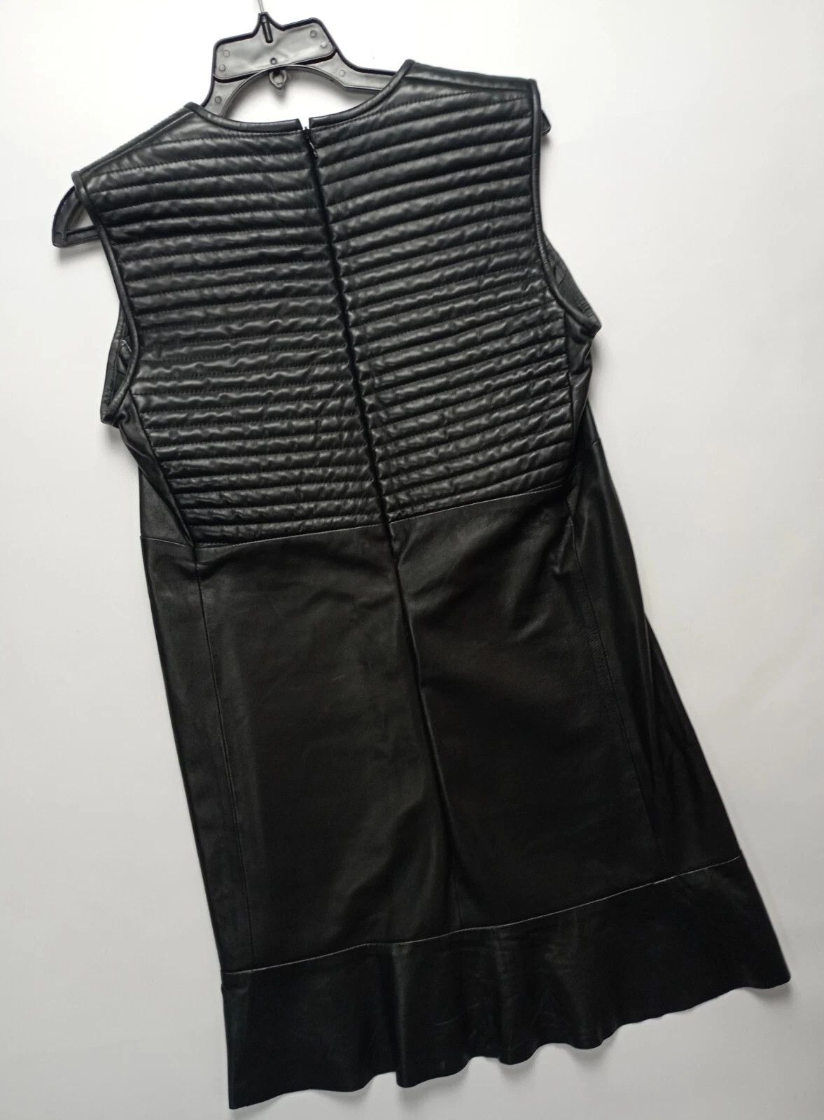 Balenciaga Balenciaga Paris Rare Women’s Leather Midi Dress Black Size S / US 4 / IT 40 - 6 Thumbnail