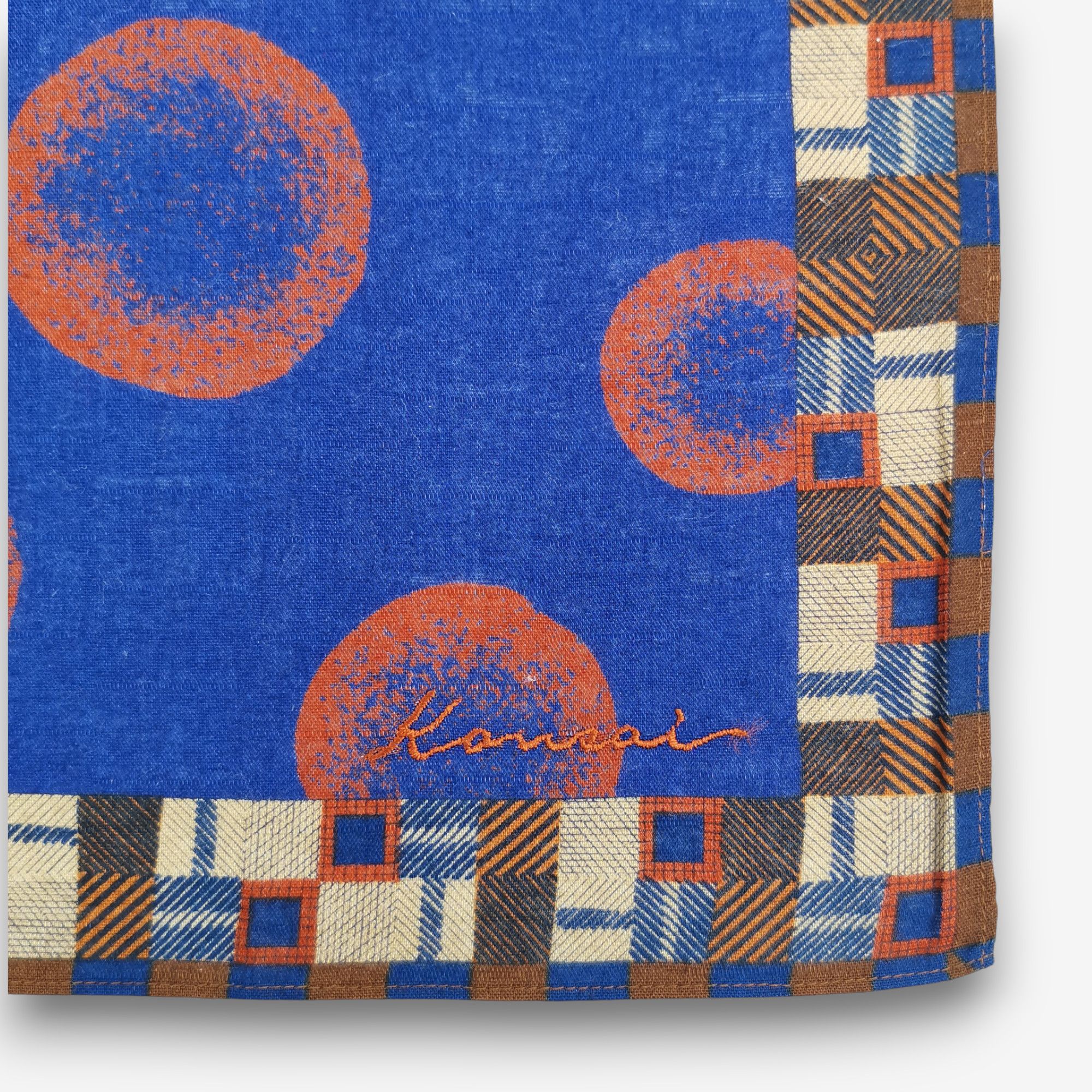 Kansai Yamamoto Vintage Kansai Handkerchief Pocket Square Bandana Size ONE SIZE - 2 Thumbnail