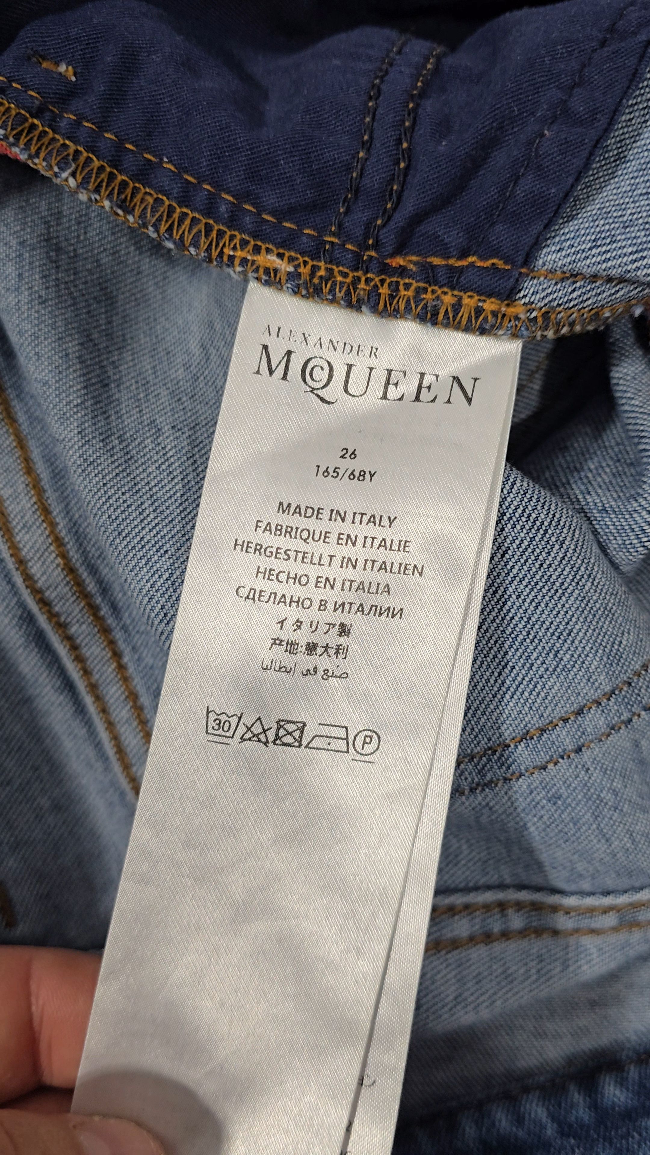 Alexander McQueen Alexander McQueen jeans, WOMEN'S SMALL w26 ,BEAUTIFUL new Size 26" / US 2 / IT 38 - 12 Thumbnail