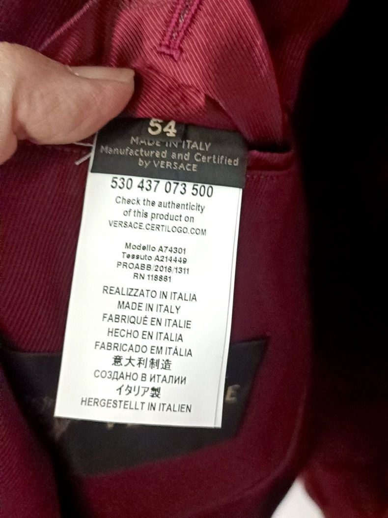 Versace Versace Men's blazer Size 54R - 7 Thumbnail